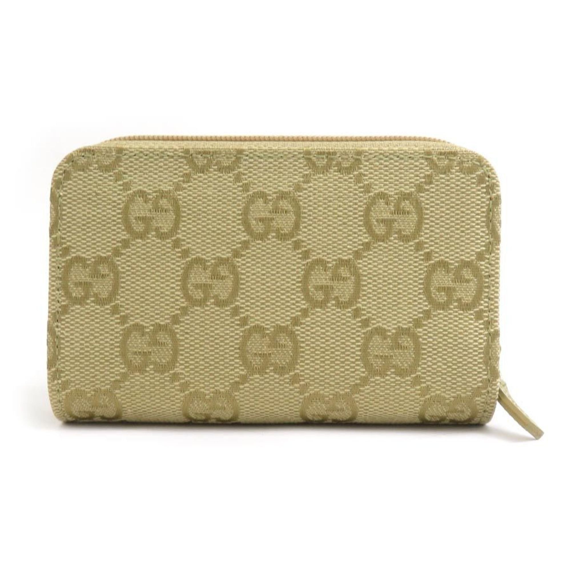 Gucci Gucci GG Canvas Key Case, Business Card Light Khaki, Men's/Women's, 90629 e61077a Size ONE SIZE - 2 Thumbnail