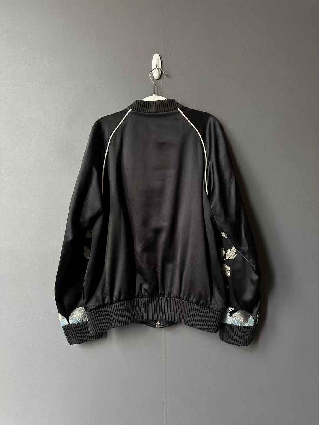 Gucci Gucci Embroidered Black Jacket Size US XL / EU 56 / 4 - 2 Thumbnail