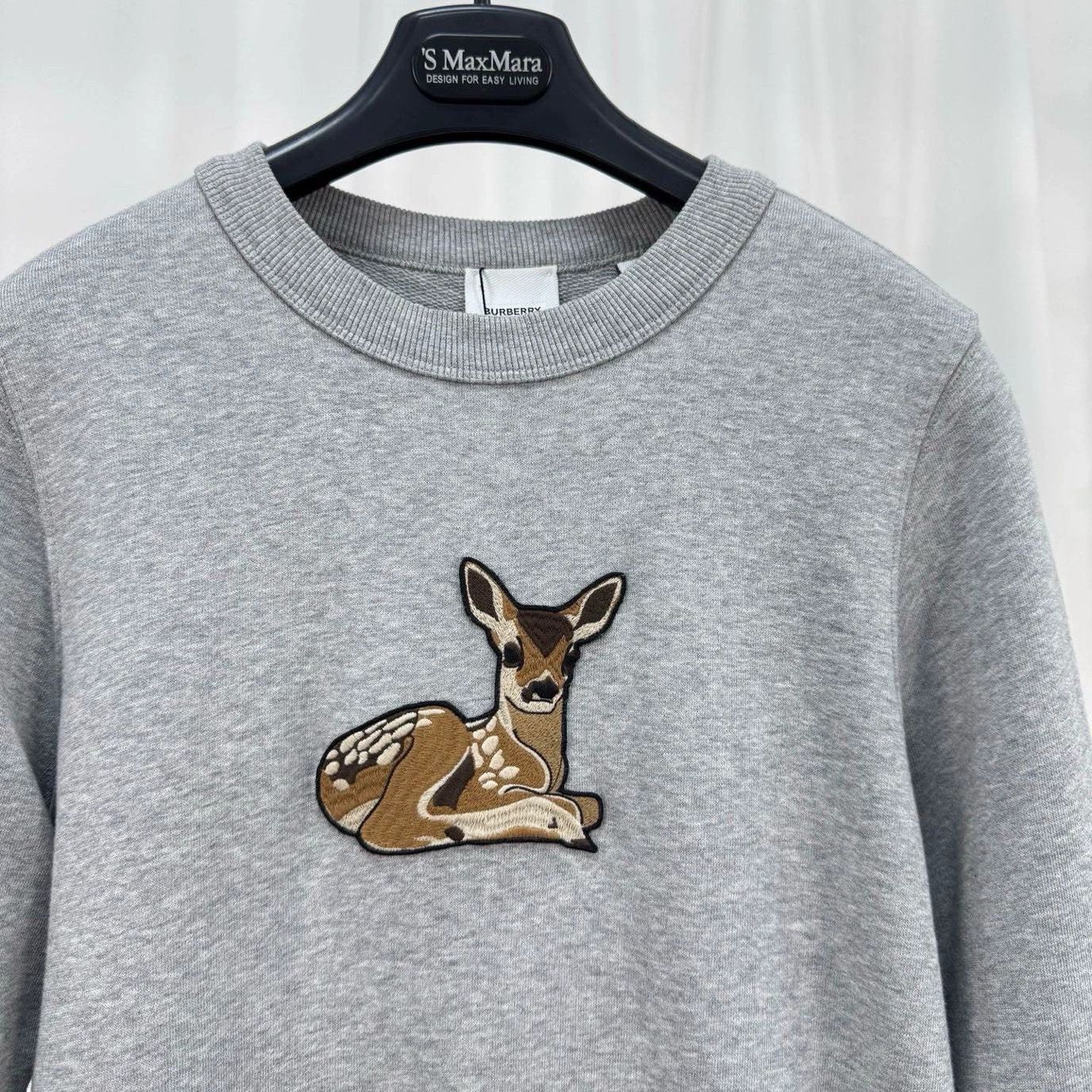 Burberry Burberry Embroidered Deer Sweatshirt Size US XS / EU 42 / 0 - 3 Thumbnail