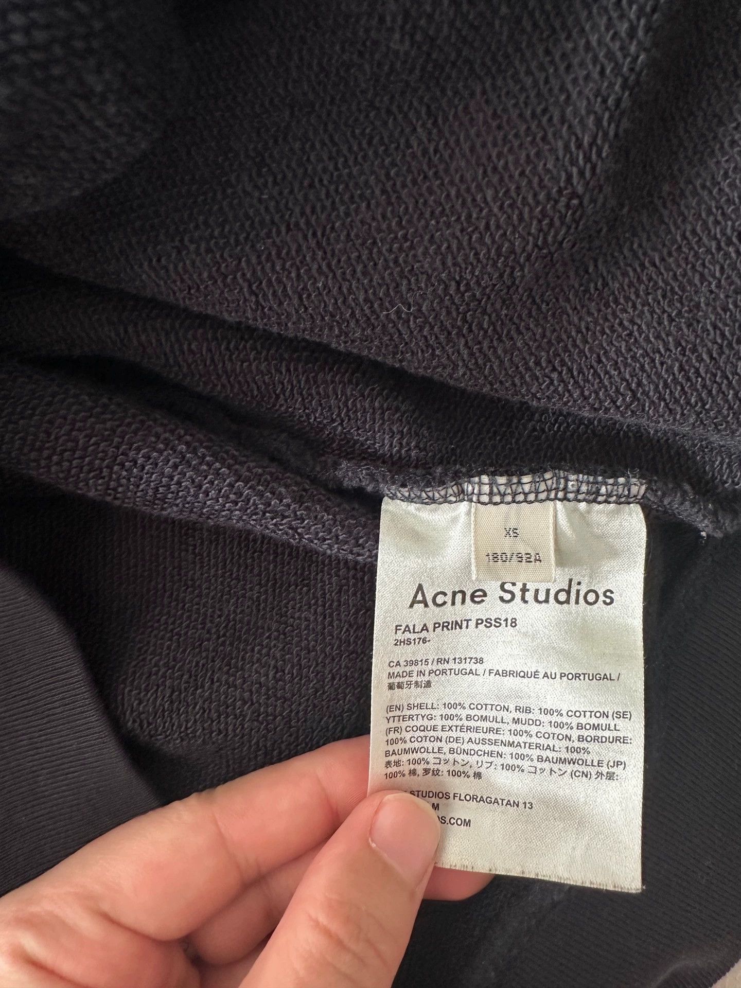 Acne Studios Acne Studios Printed Oversized Hoodie Size US XS / EU 42 / 0 - 4 Thumbnail