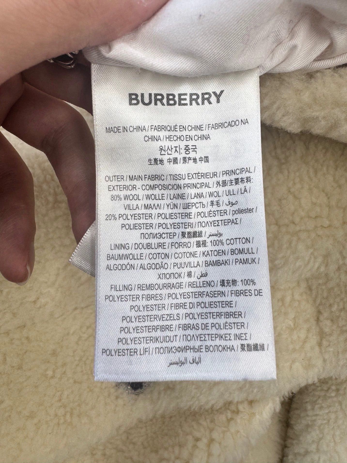 Burberry Burberry Ivory TB Logo Fleece Jacket Size US M / EU 48-50 / 2 - 4 Thumbnail