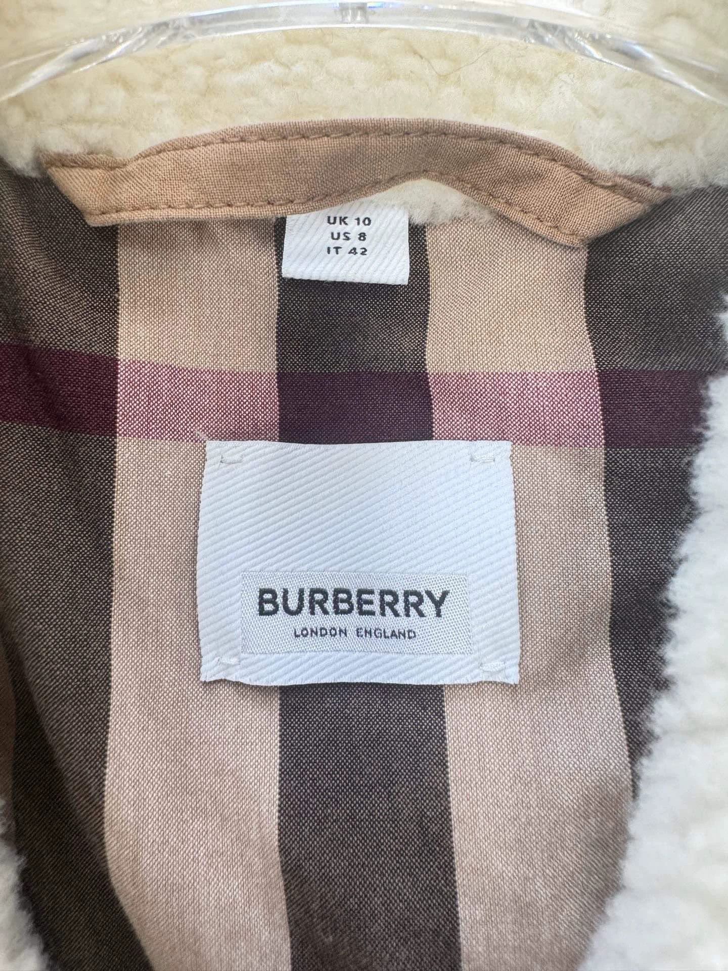 Burberry Burberry Ivory TB Logo Fleece Jacket Size US M / EU 48-50 / 2 - 3 Thumbnail