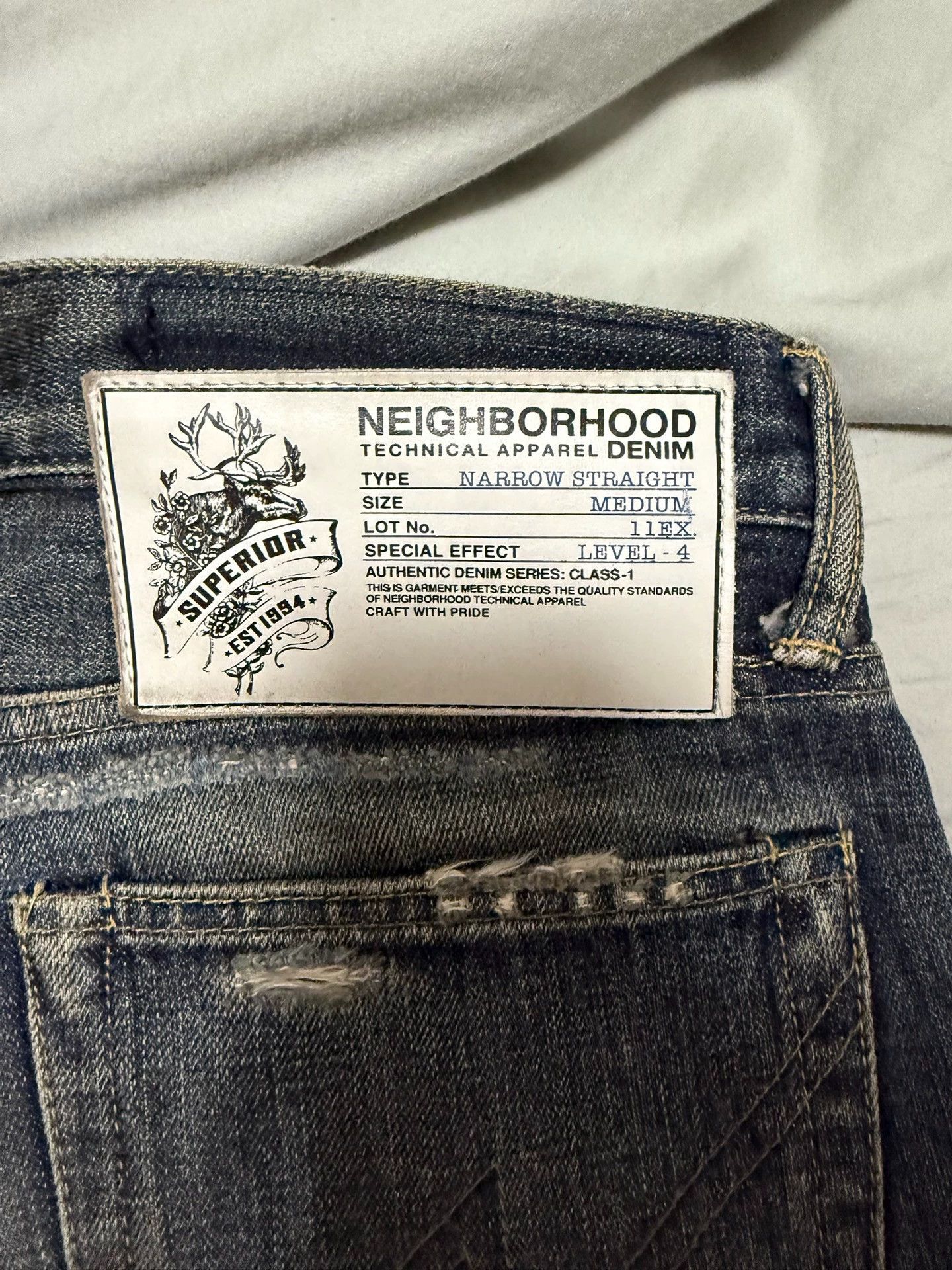 Neighborhood Neighborhood Poison 1 Denim Jeans Size US 28 / EU 44 - 5 Thumbnail