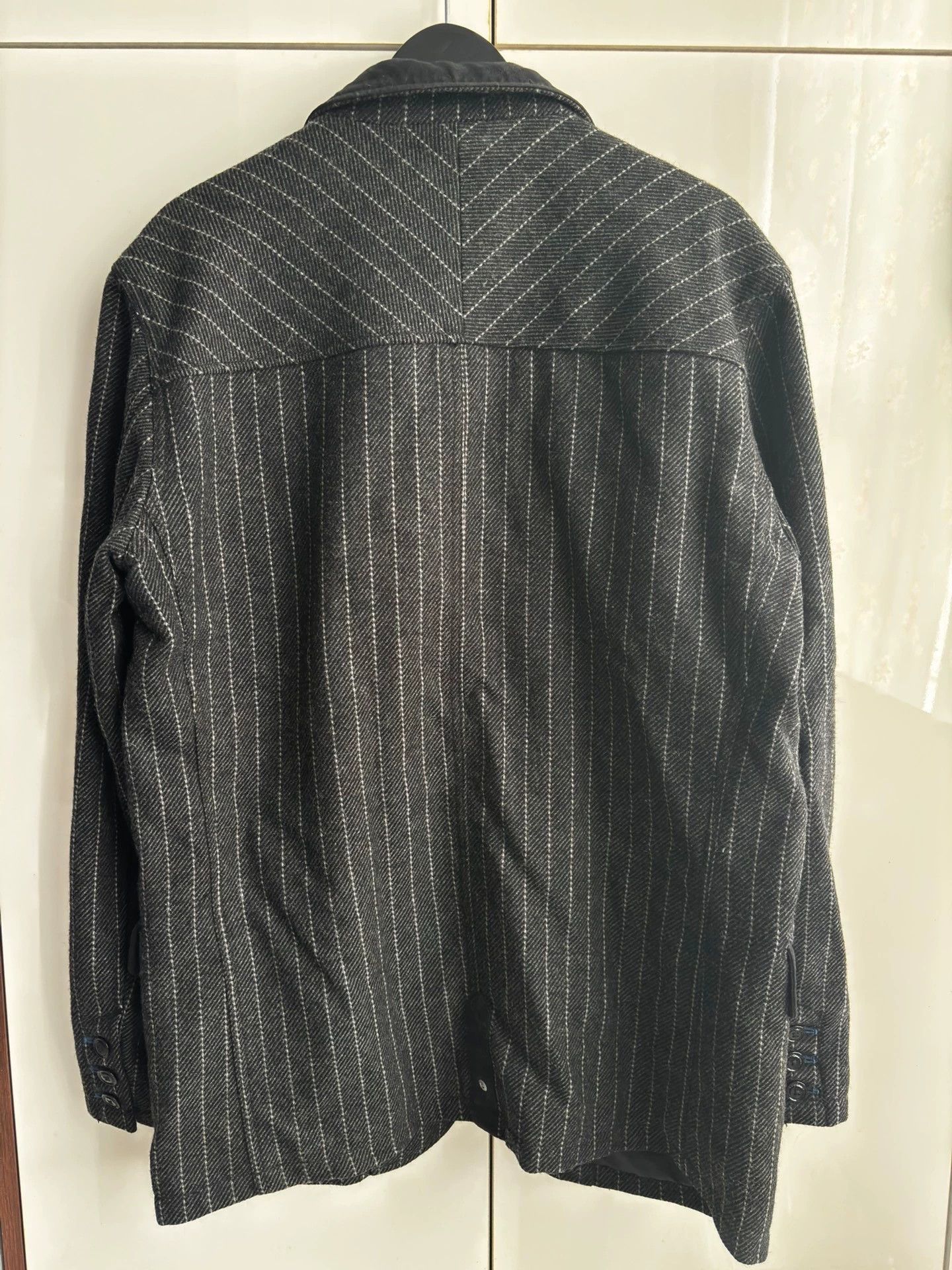 Neighborhood NBHD Blakey Striped Wool Blazer XL Size US XL / EU 56 / 4 - 2 Thumbnail