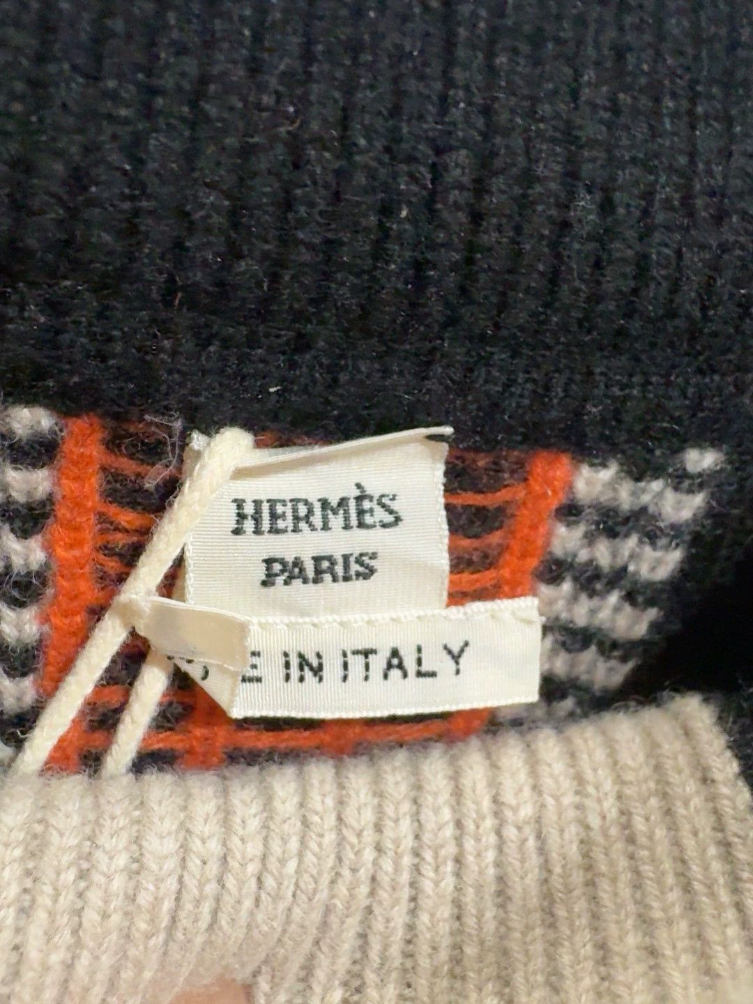 Hermes Hermes Colorblock Pattern Sweater Size US M / EU 48-50 / 2 - 2 Thumbnail