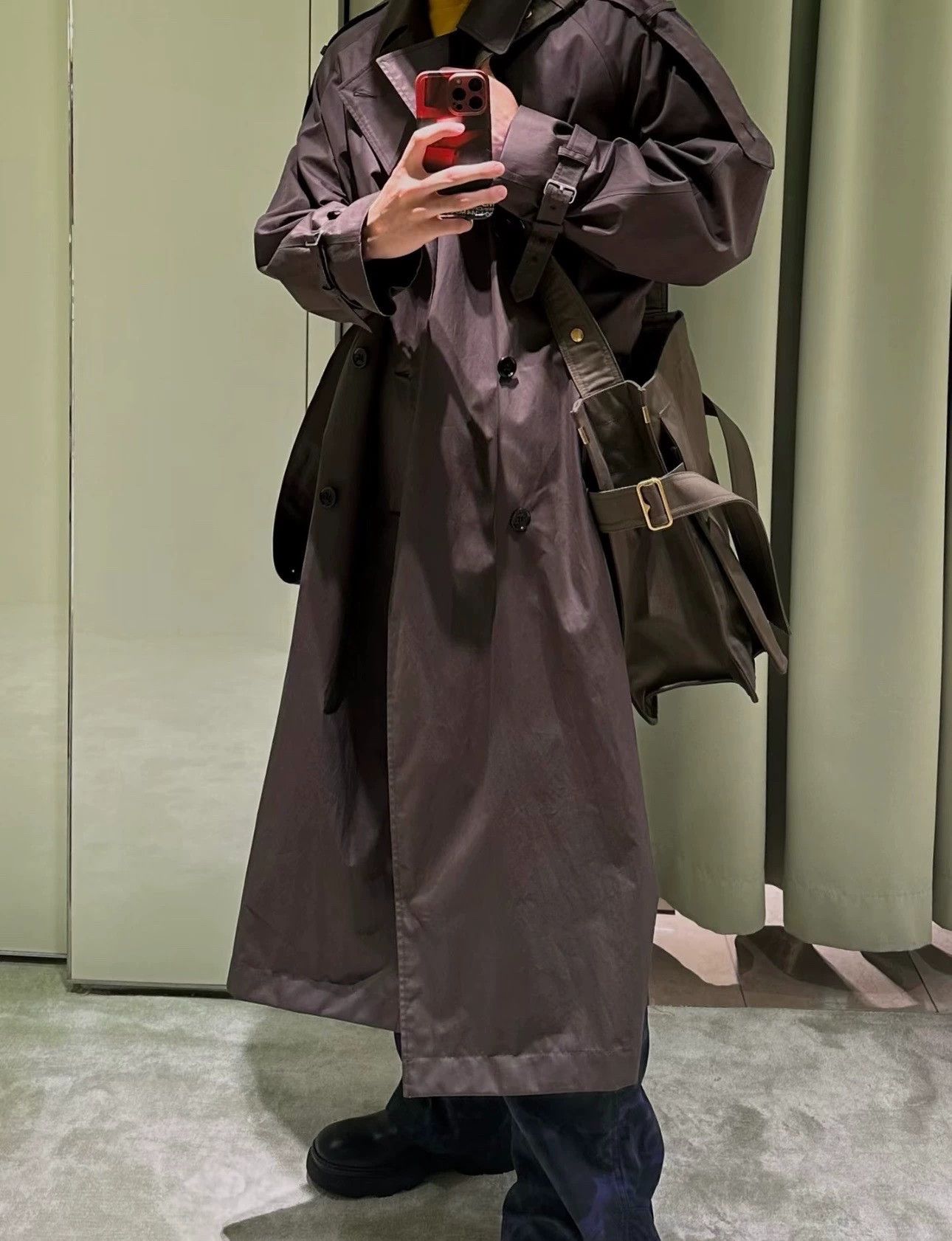 Burberry Burberry Gray Double-Breasted Trench Coat Size US M / EU 48-50 / 2 - 6 Thumbnail