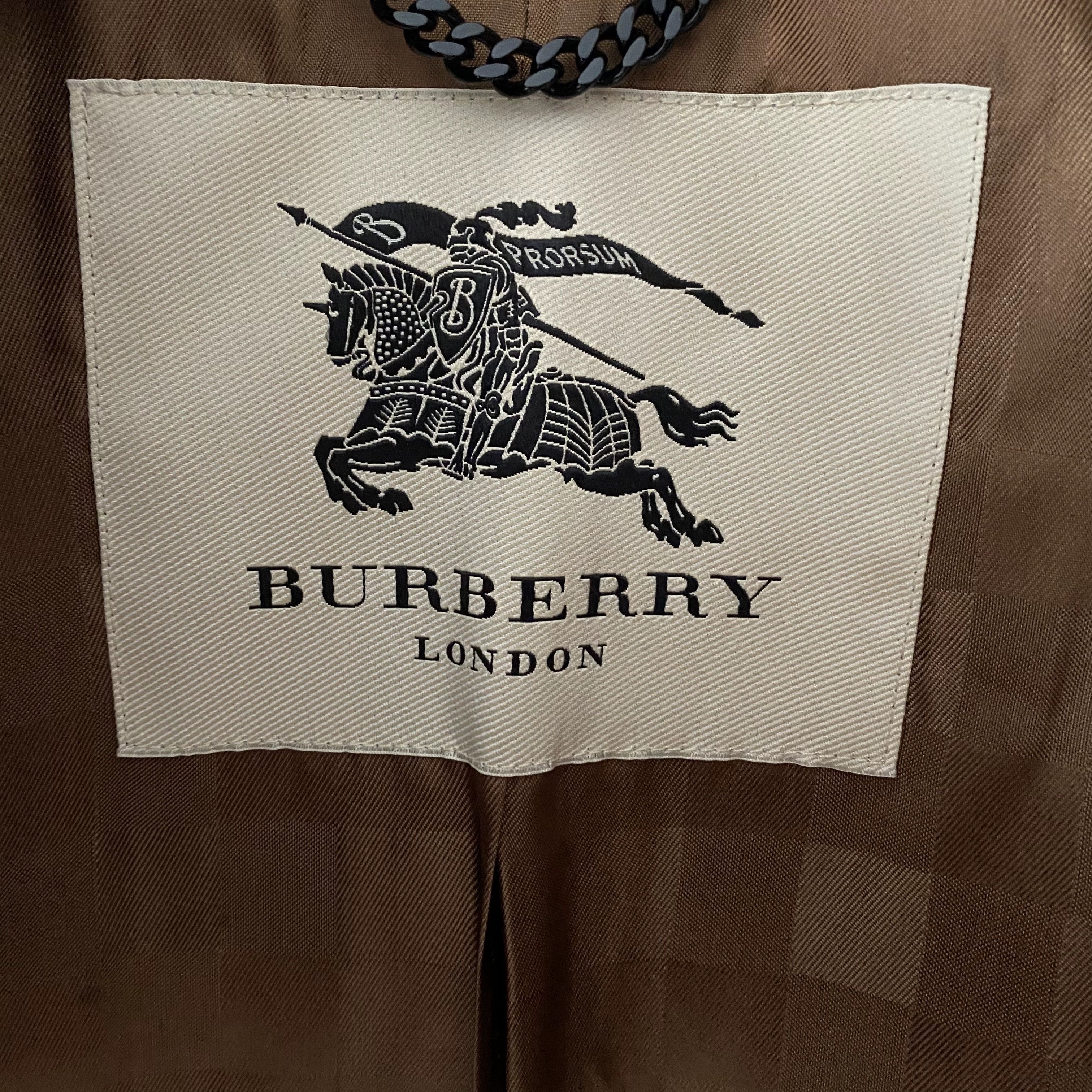 Burberry Burberry Colorblock Wool Coat Size US XS / EU 42 / 0 - 3 Thumbnail