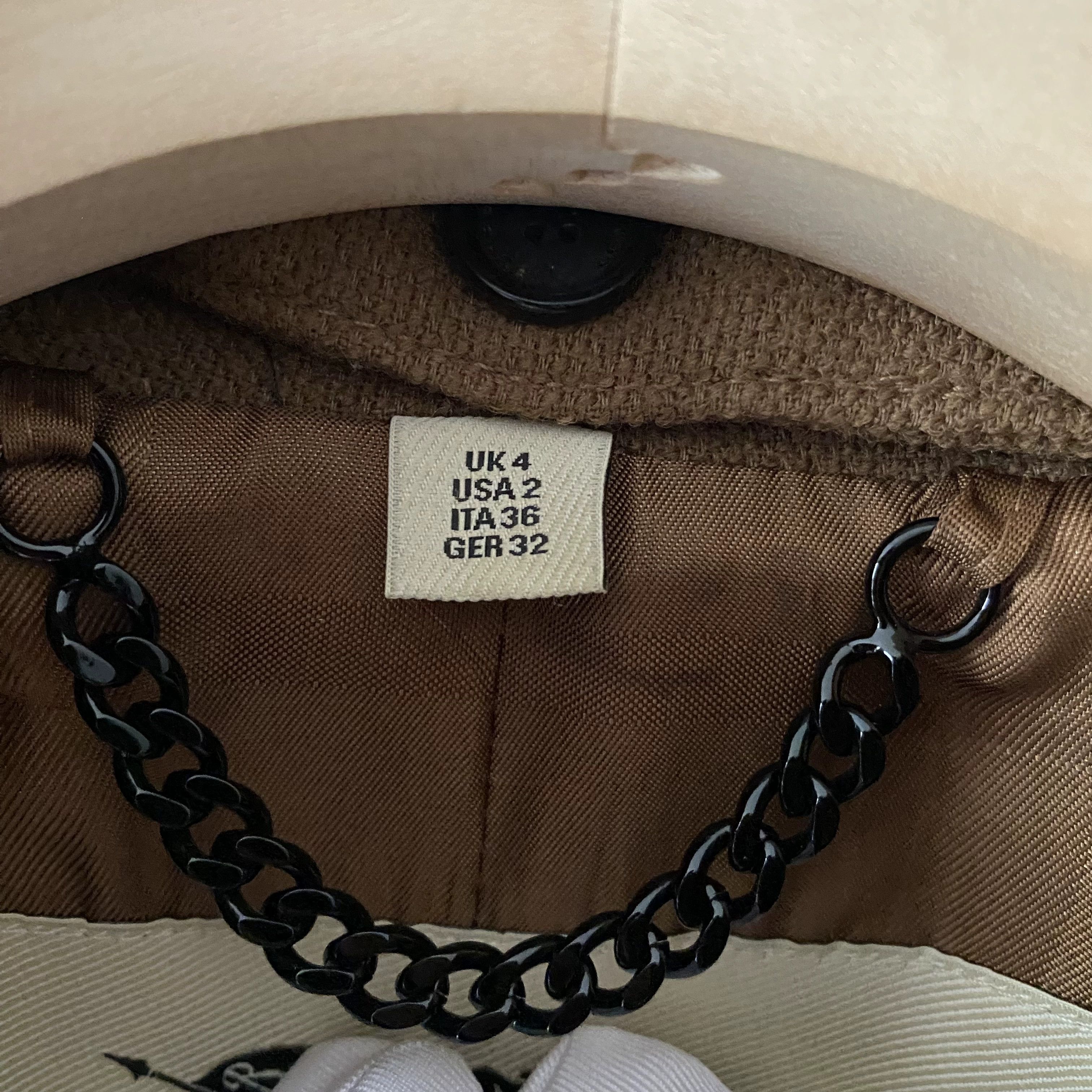 Burberry Burberry Colorblock Wool Coat Size US XS / EU 42 / 0 - 5 Thumbnail
