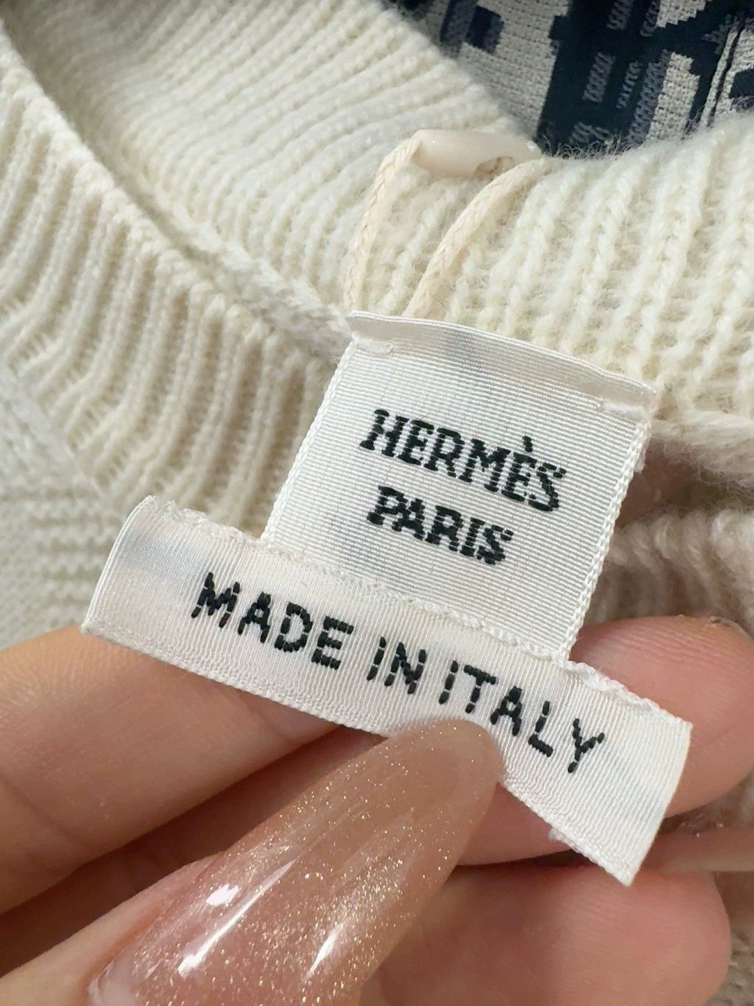 Hermes Hermes Crew Neck Sweater Size US M / EU 48-50 / 2 - 2 Thumbnail