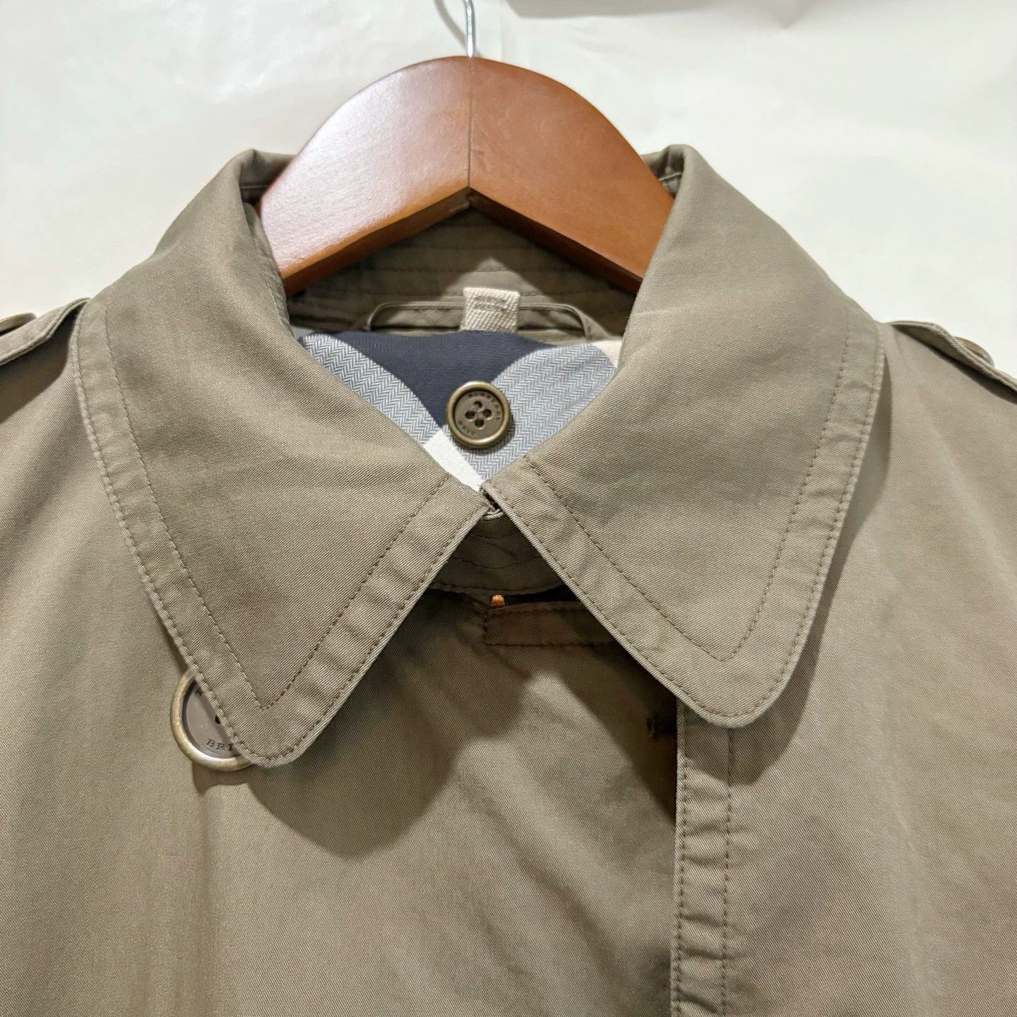 Burberry Burberry Collar Check Trench Coat Set Size US XL / EU 56 / 4 - 5 Thumbnail