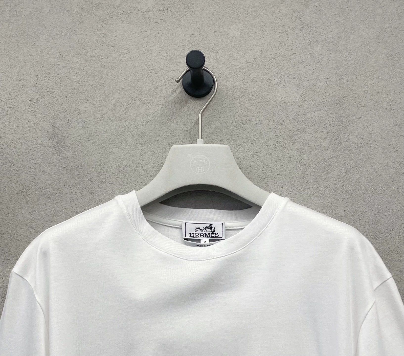 Hermes HERMES FW21 Striped Trim Short Sleeve Tee Size US L / EU 52-54 / 3 - 4 Thumbnail