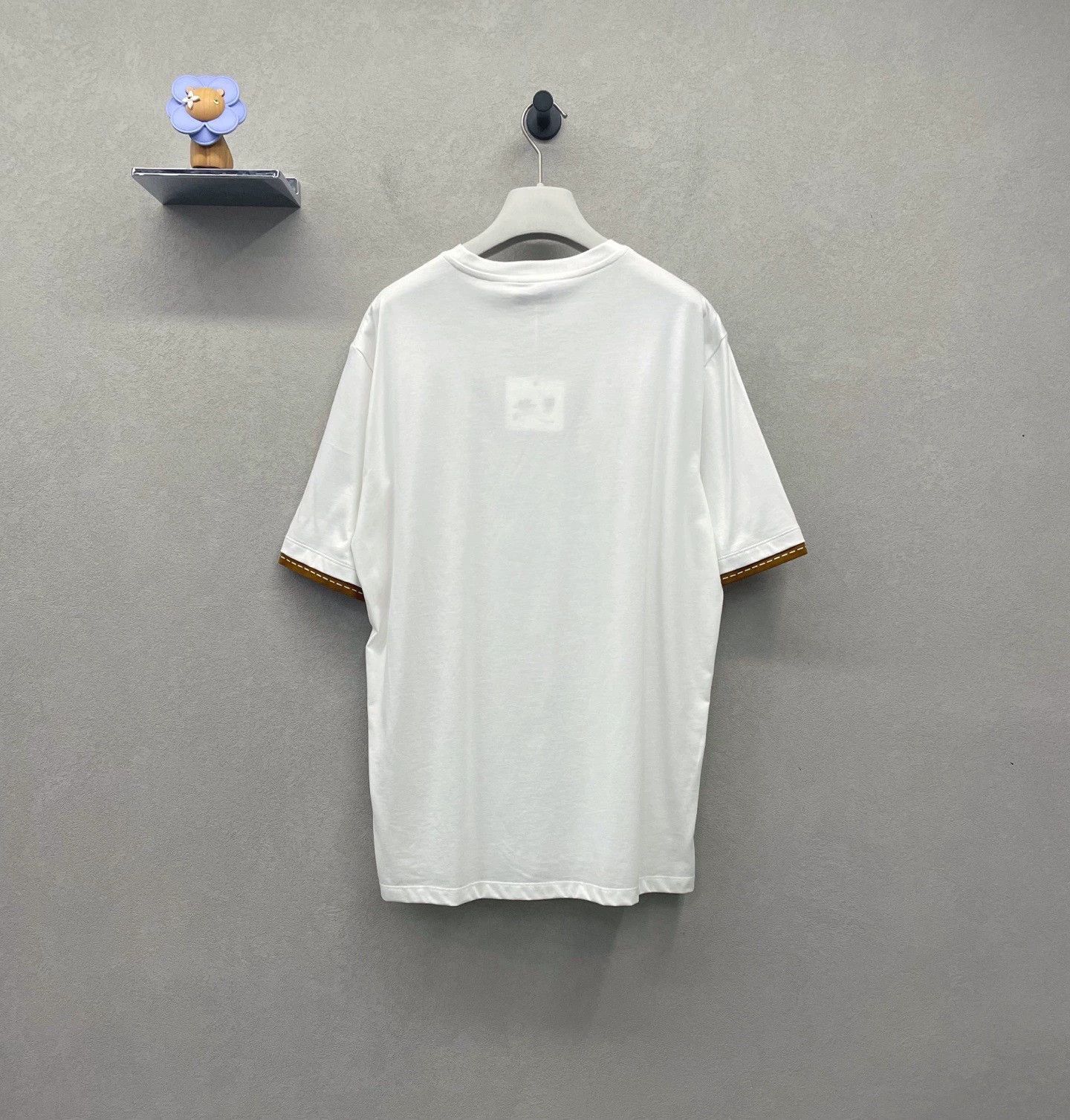 Hermes HERMES FW21 Striped Trim Short Sleeve Tee Size US L / EU 52-54 / 3 - 3 Thumbnail