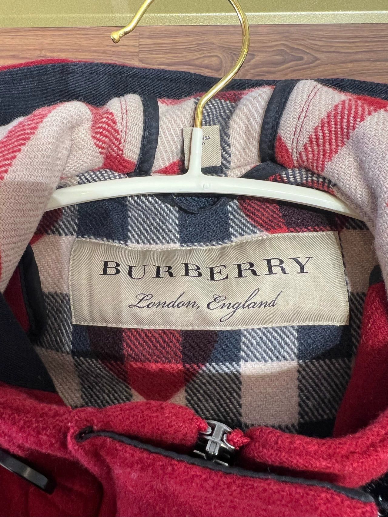 Burberry Burberry Red Duffle Coat 175/88A Size US L / EU 52-54 / 3 - 5 Thumbnail