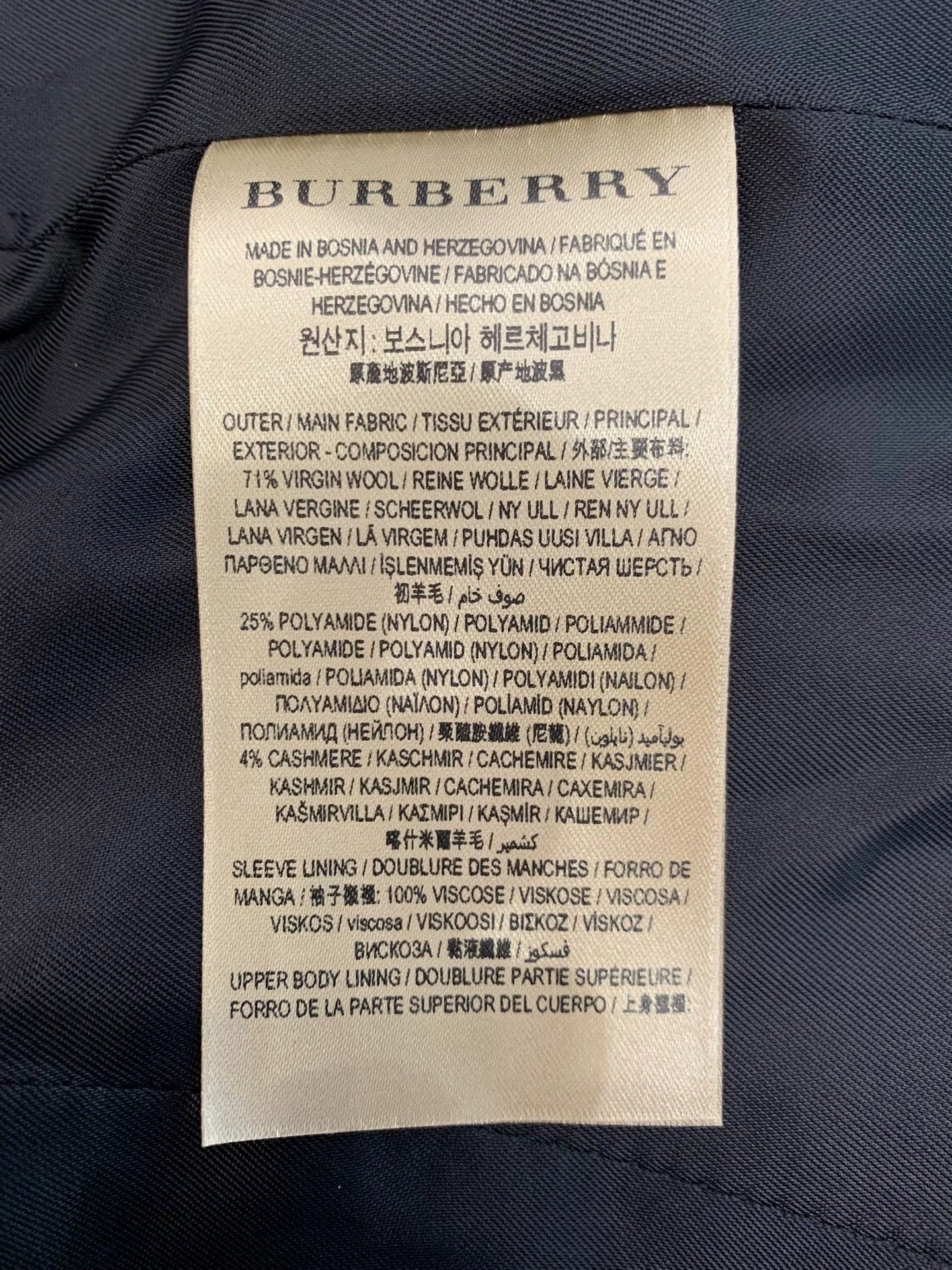 Burberry Burberry Black Wool Trench Coat Women Size US M / EU 48-50 / 2 - 7 Thumbnail