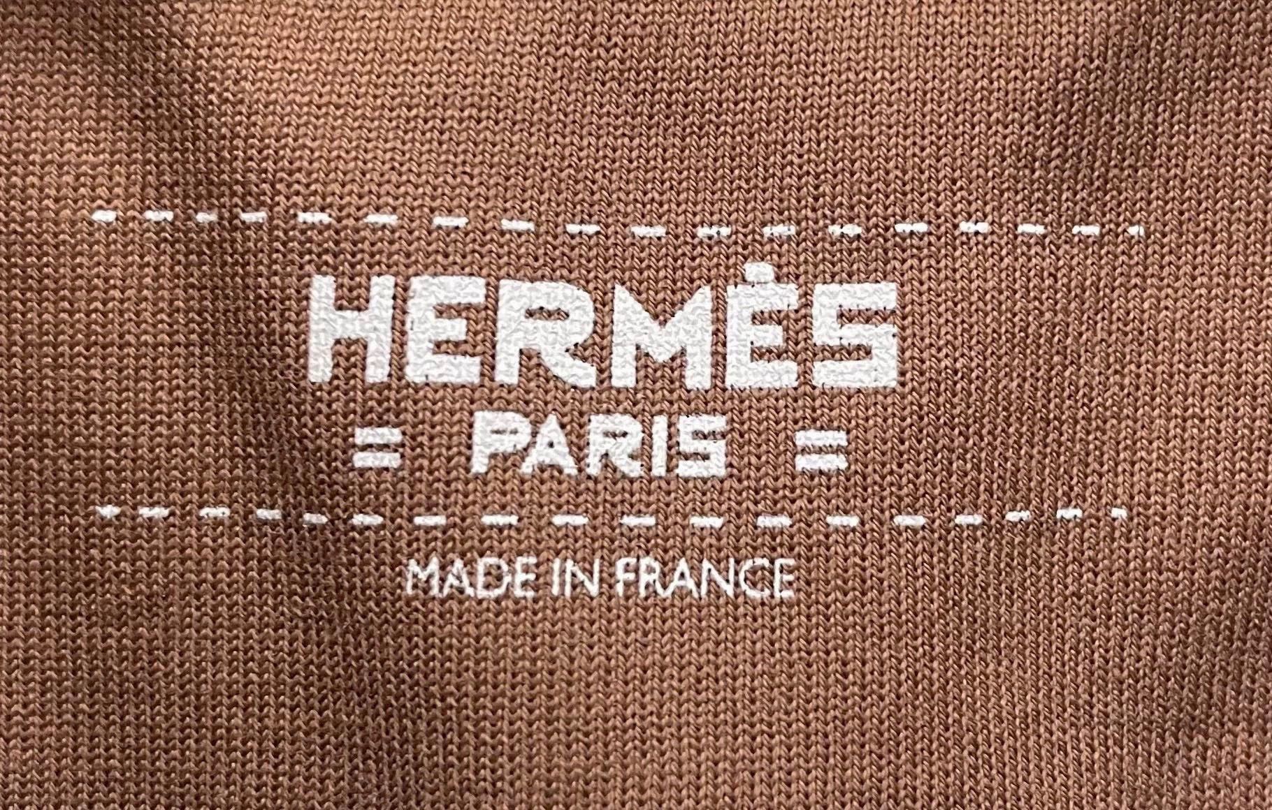 Hermes Hermes Beige Short Sleeve T-shirt Size US XS / EU 42 / 0 - 5 Thumbnail