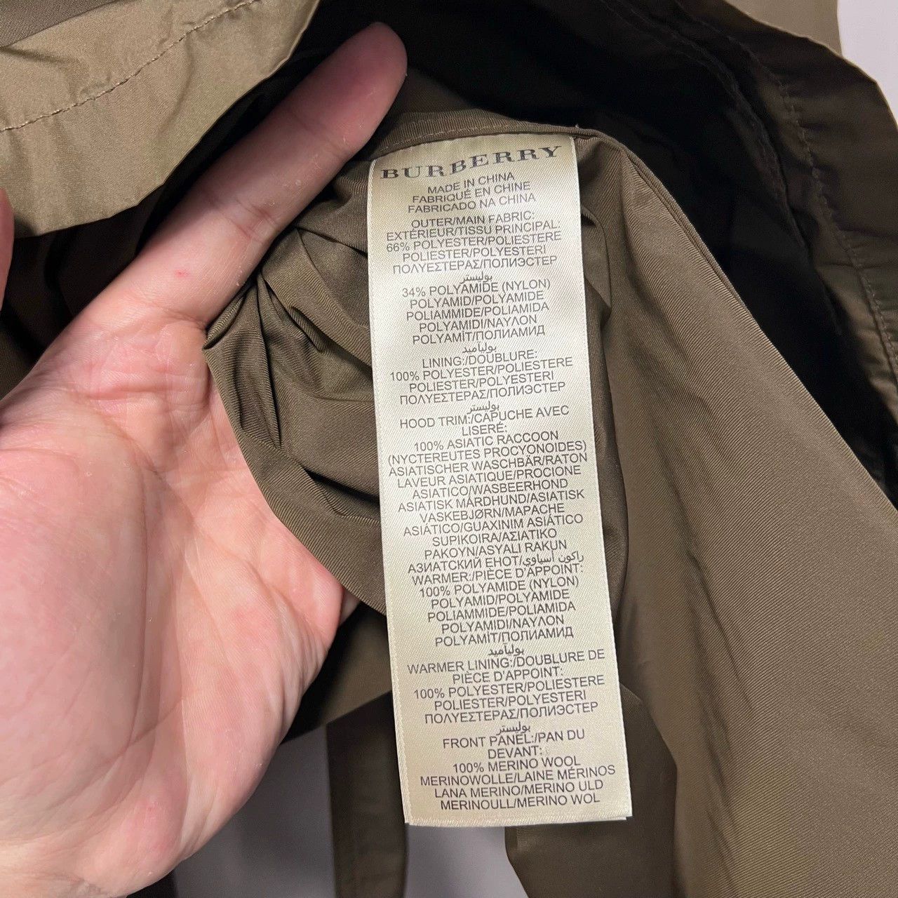 Burberry Women's Long Trench Coat UK4
