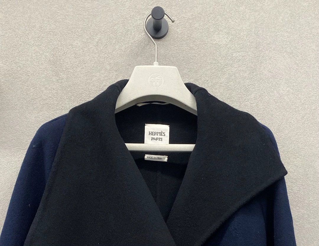 Hermes Hermès Double-Sided Cashmere Coat Size US M / EU 48-50 / 2 - 5 Thumbnail