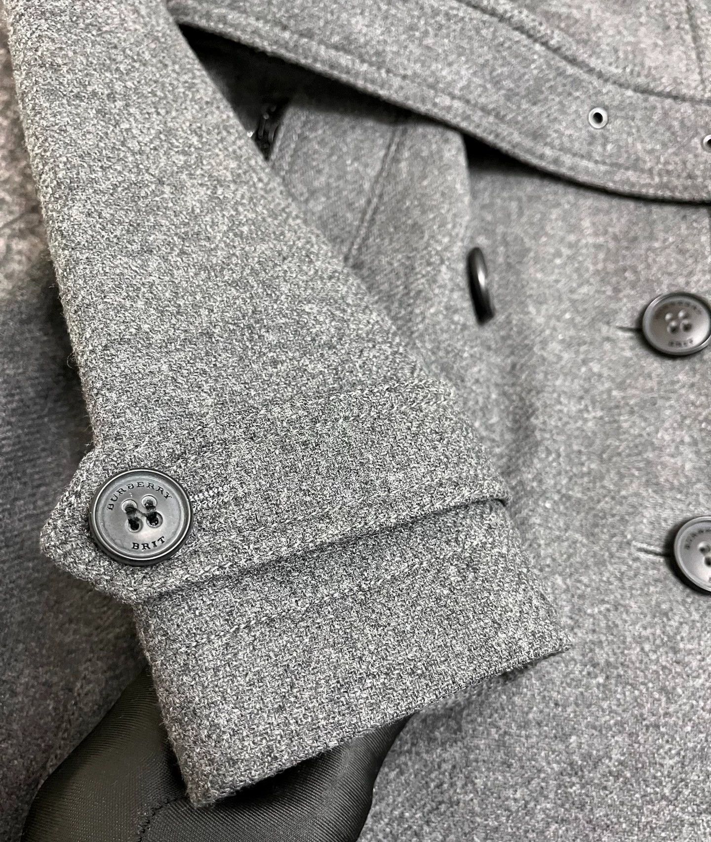 Burberry Burberry Double-Breasted Wool Coat Size US XS / EU 42 / 0 - 5 Thumbnail