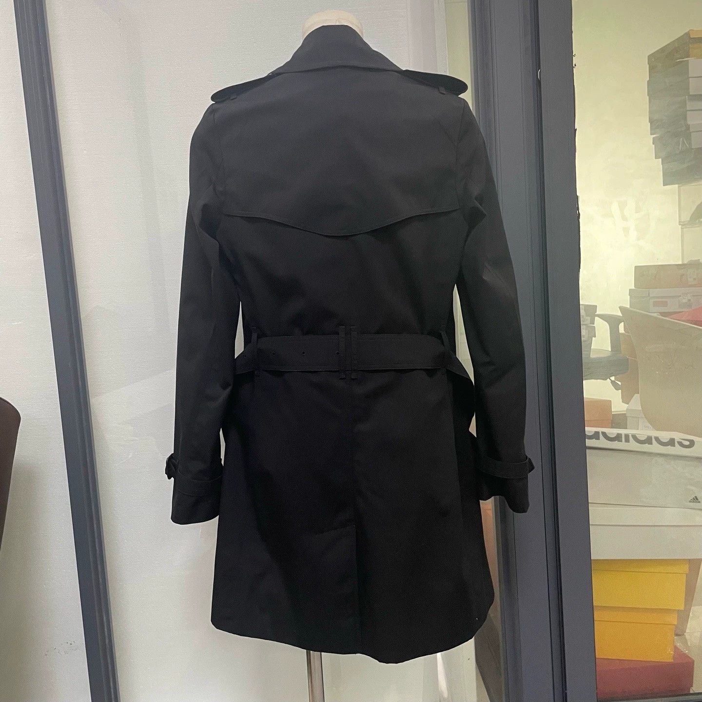 Burberry Burberry Black Double-Breasted Trench Coat Size US XS / EU 42 / 0 - 2 Thumbnail