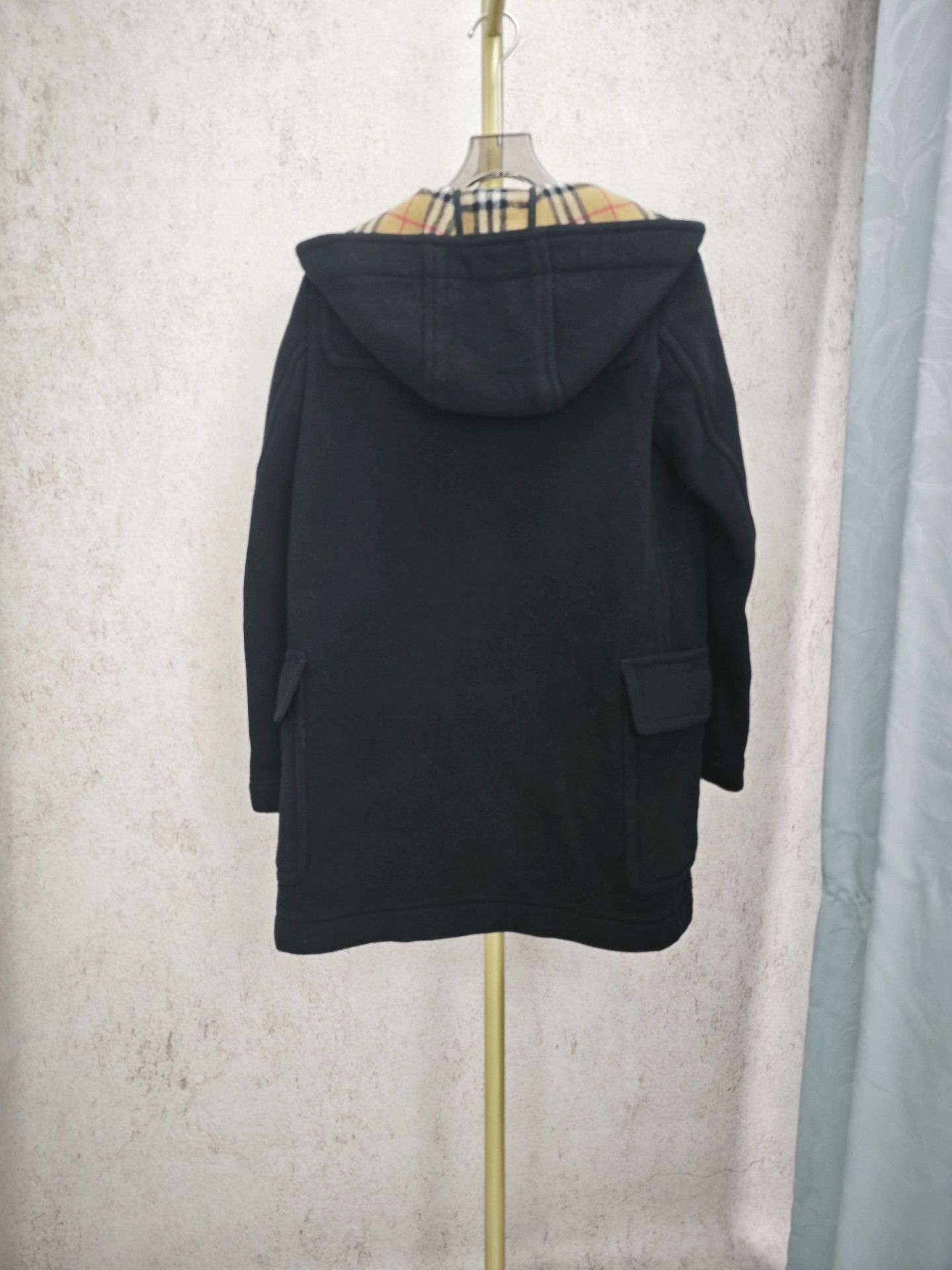 Burberry Burberry Black Wool Toggle Coat UK8 Size US M / EU 48-50 / 2 - 6 Thumbnail