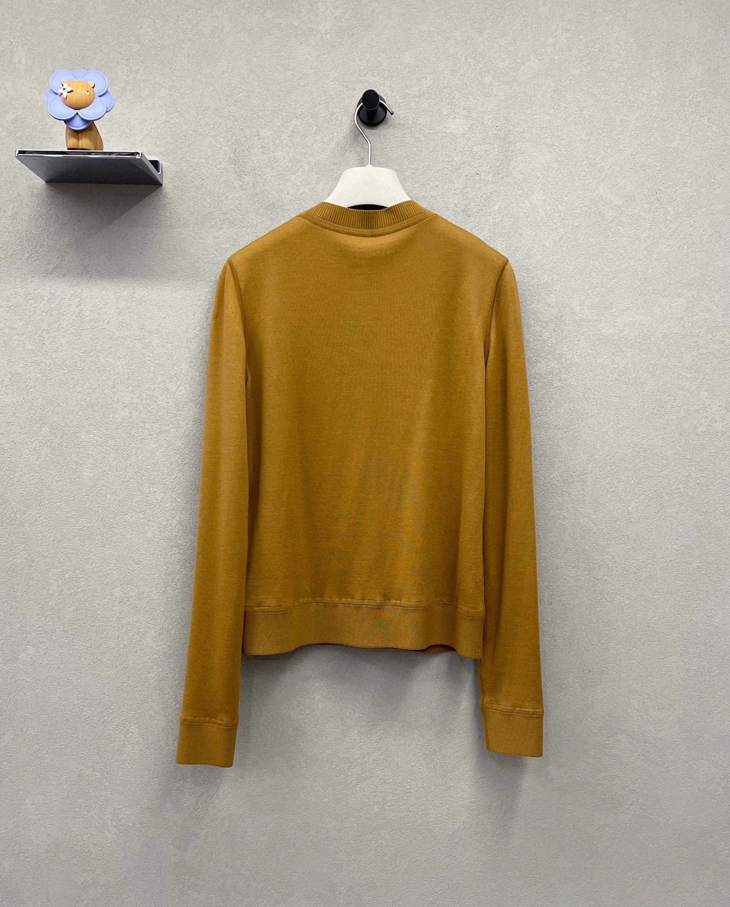 Hermes Hermes Caramel Zip-Up Cardigan Size US S / EU 44-46 / 1 - 2 Thumbnail