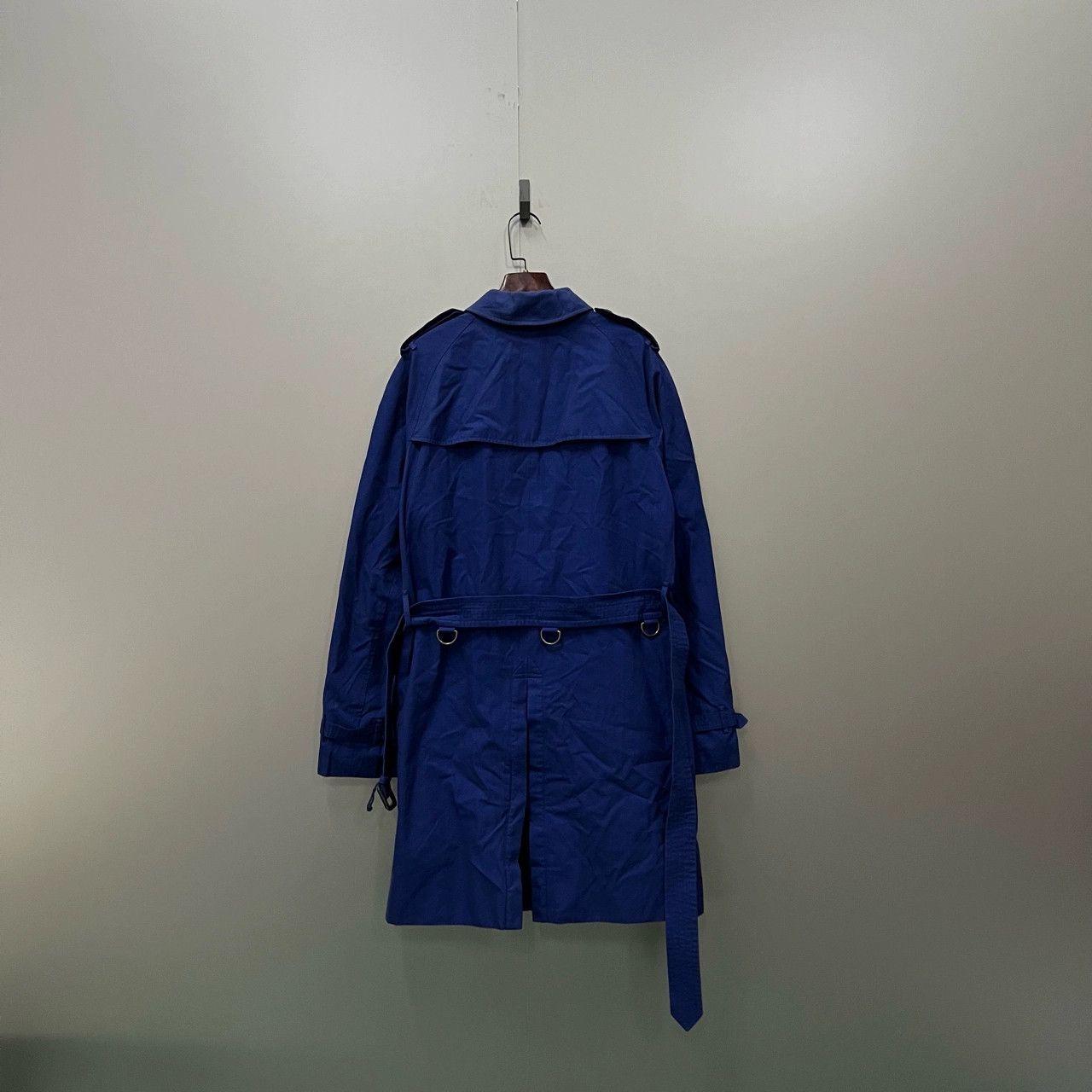 Burberry Burberry Electric Blue Trench Coat Size US M / EU 48-50 / 2 - 2 Thumbnail
