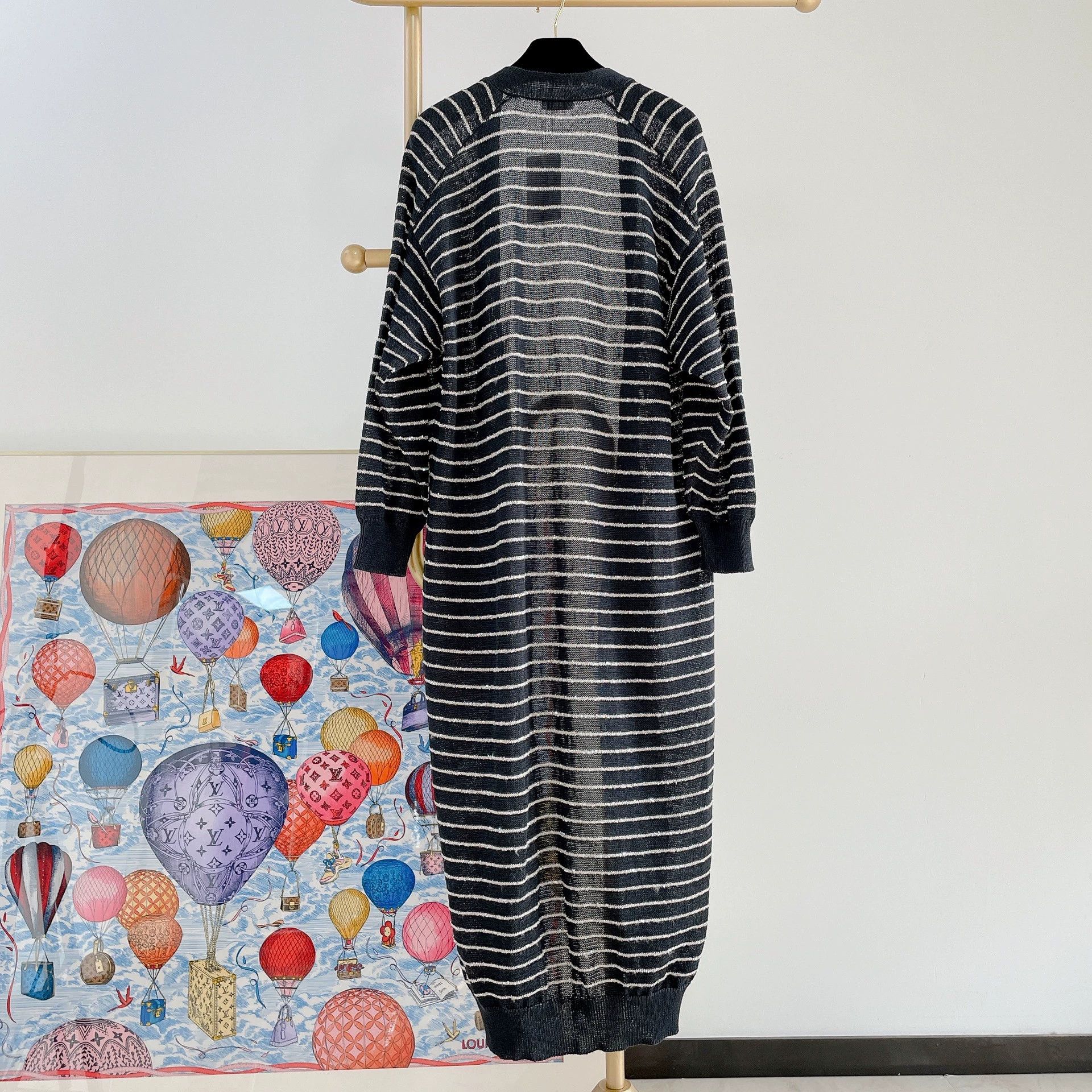 Brunello Cucinelli Brunello Cucinelli Striped Sequin Cardigan Size US XS / EU 42 / 0 - 3 Thumbnail