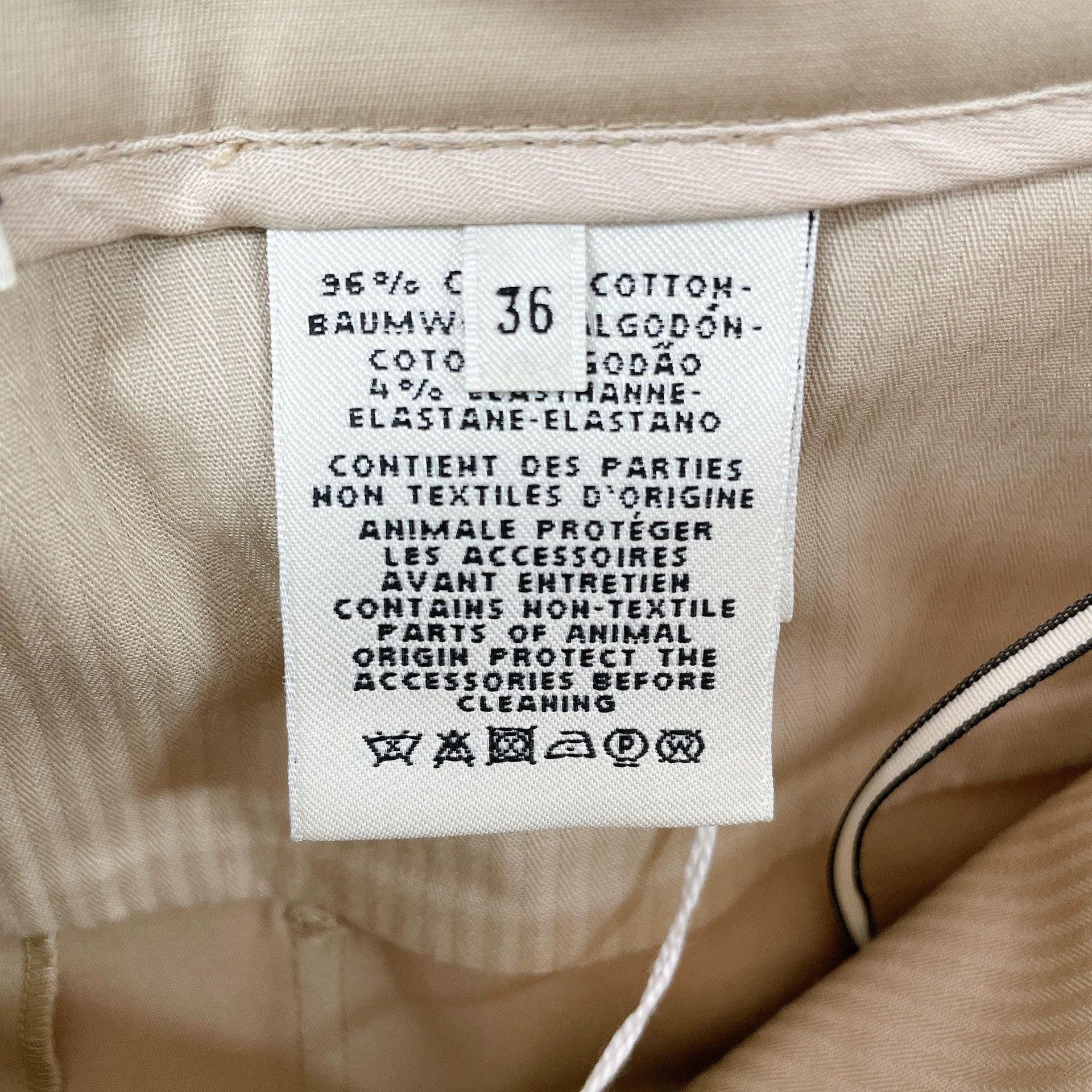 Hermes Hermes Beige Shorts Size 36 Size US 36 / EU 52 - 6 Thumbnail