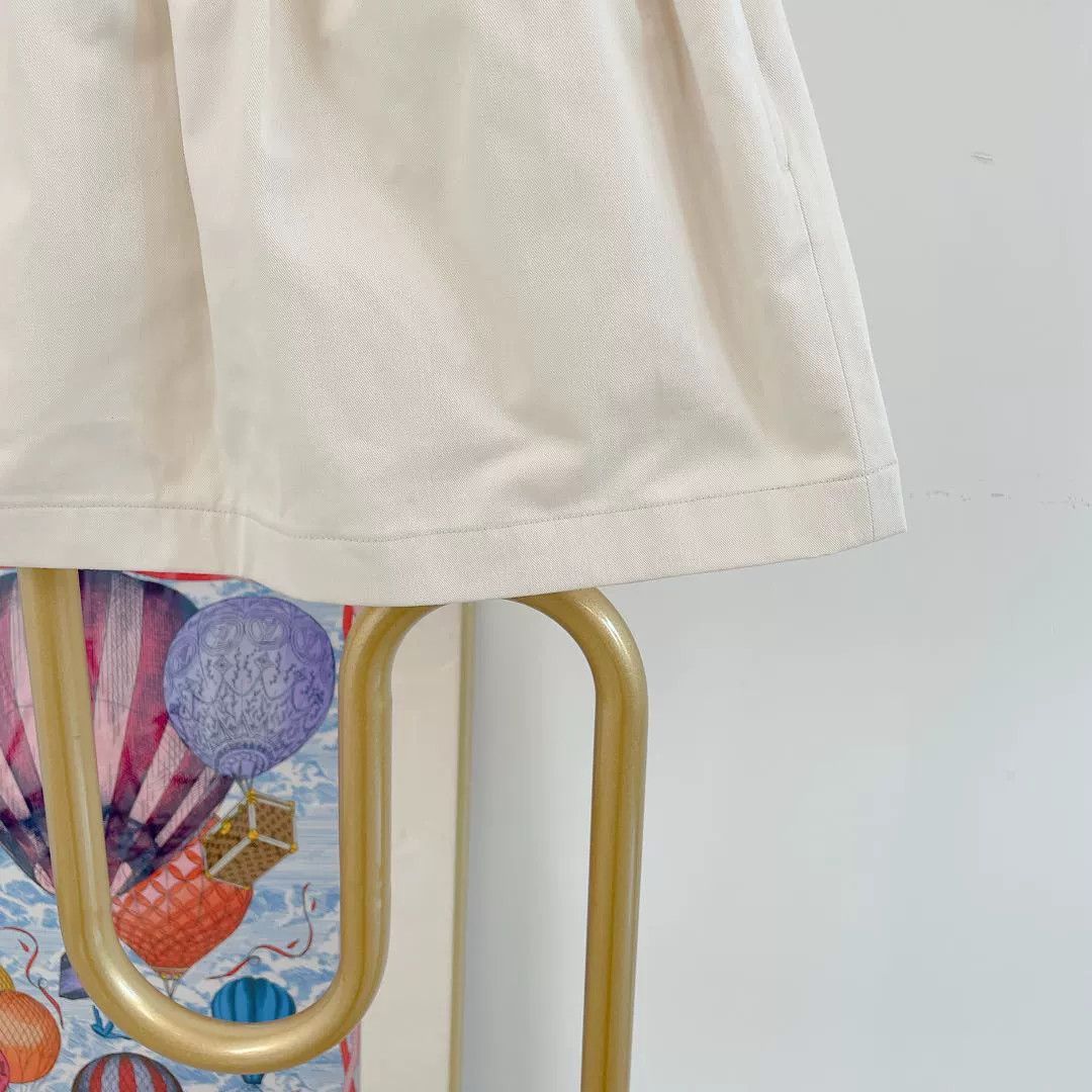 Hermes Hermes Beige Skirt Size 34 Size US 34 / EU 50 - 4 Thumbnail