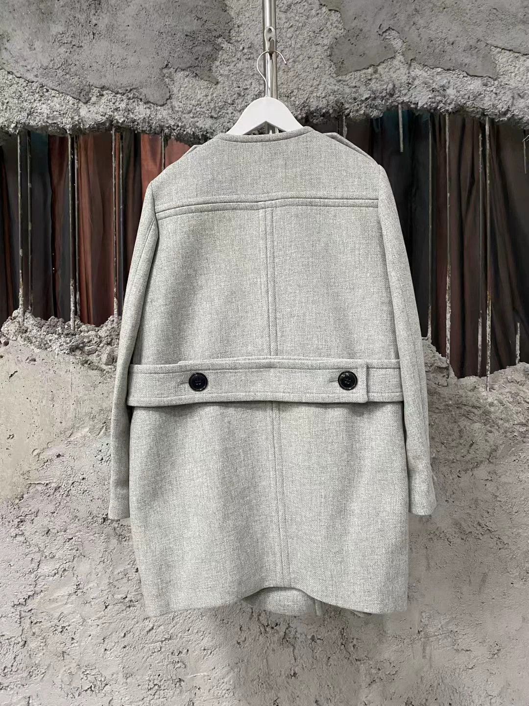 Burberry Burberry Wool Coat UK10 Size US M / EU 48-50 / 2 - 2 Thumbnail