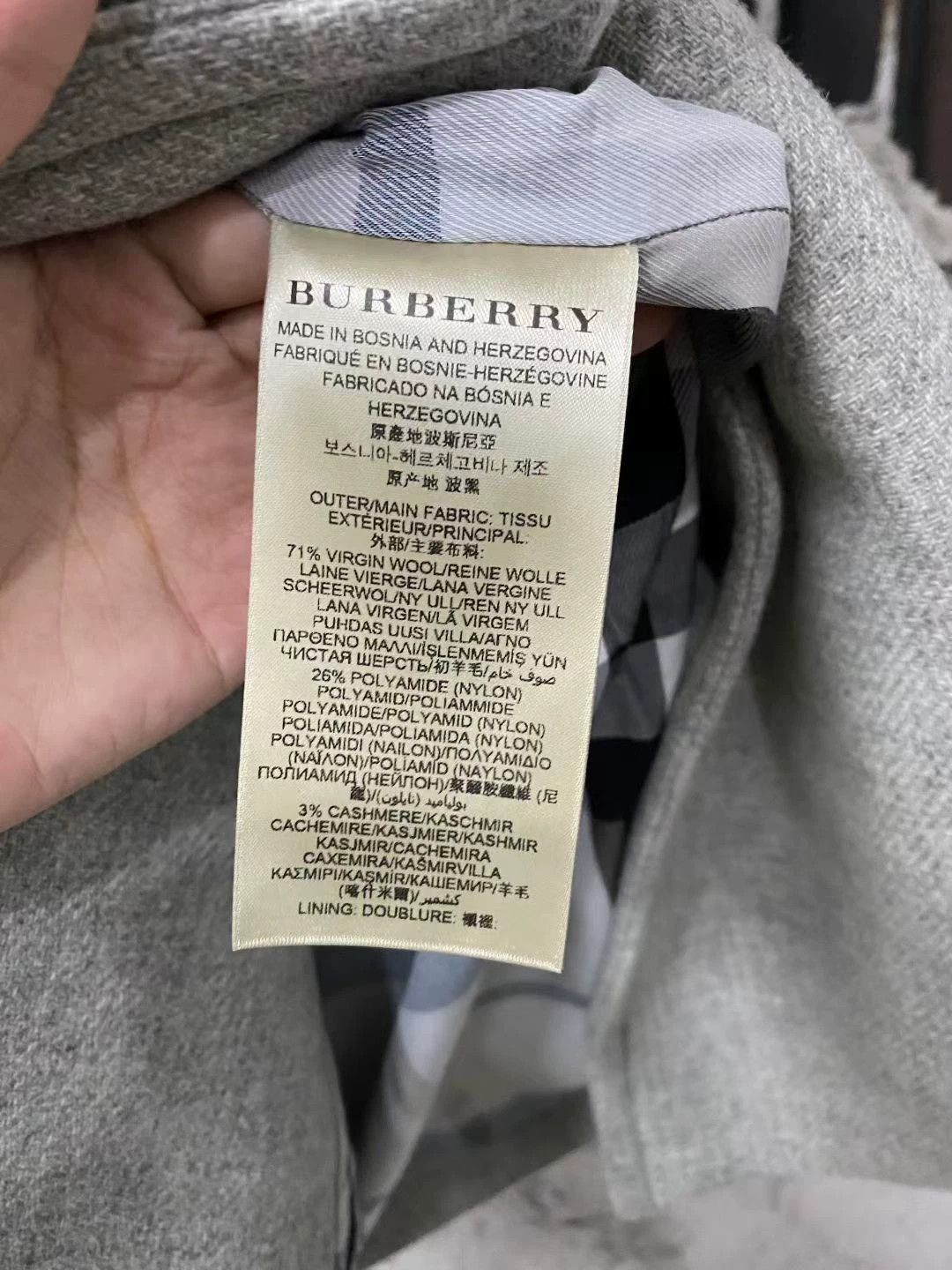 Burberry Burberry Wool Coat UK10 Size US M / EU 48-50 / 2 - 5 Thumbnail