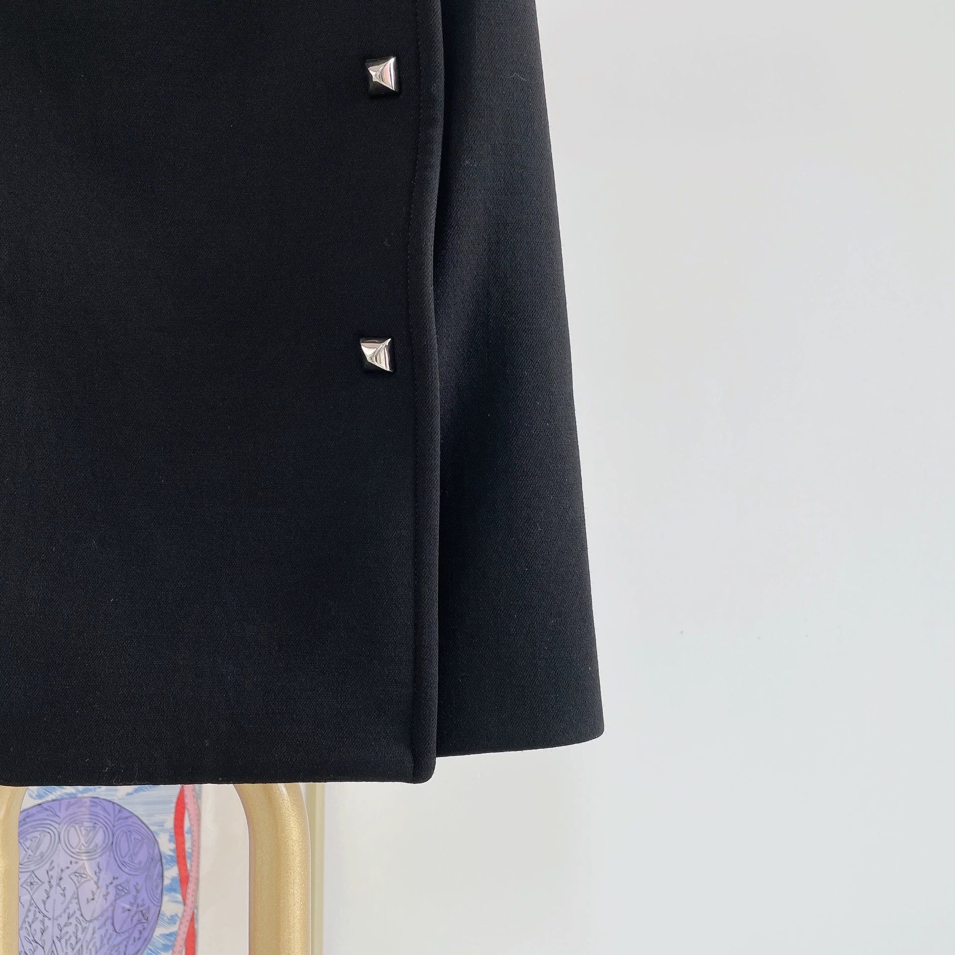 Hermes Hermes Black Knee-Length Skirt Size 38 Size US 38 / EU 54 - 4 Thumbnail