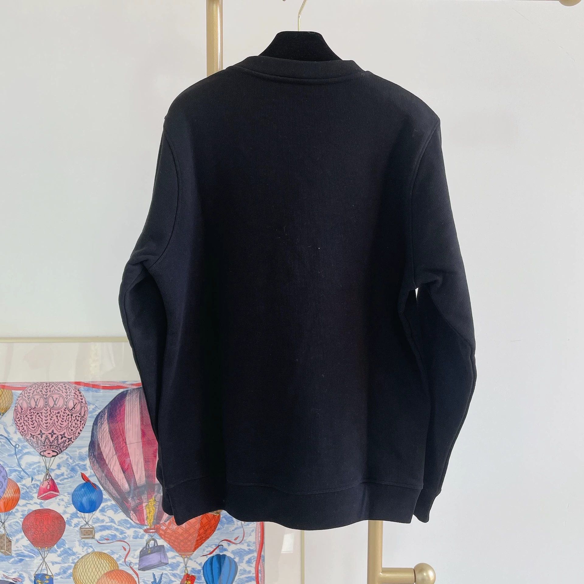 Loewe Loewe Black Crewneck Sweatshirt M Size US M / EU 48-50 / 2 - 2 Thumbnail