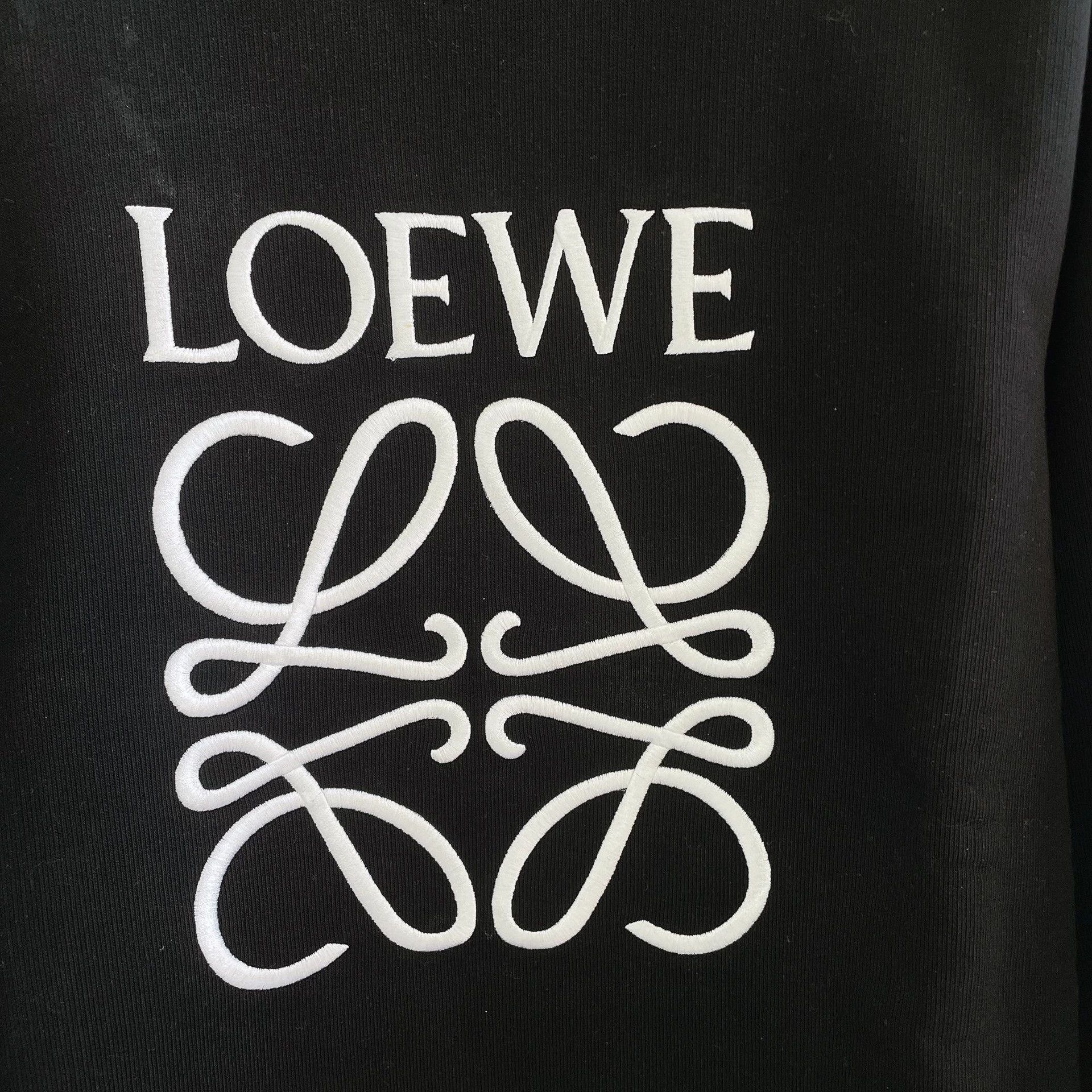 Loewe Loewe Black Crewneck Sweatshirt M Size US M / EU 48-50 / 2 - 4 Thumbnail