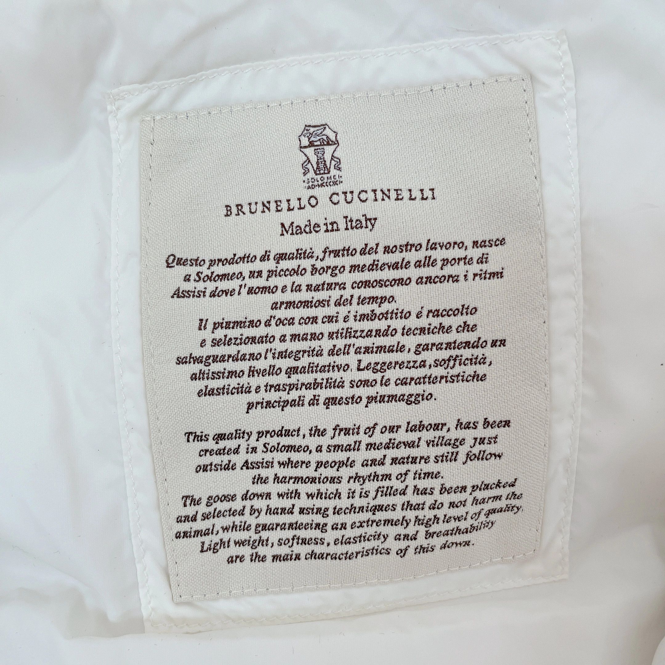 Brunello Cucinelli Brunello Cucinelli Beige Down Vest Size US M / EU 48-50 / 2 - 6 Thumbnail