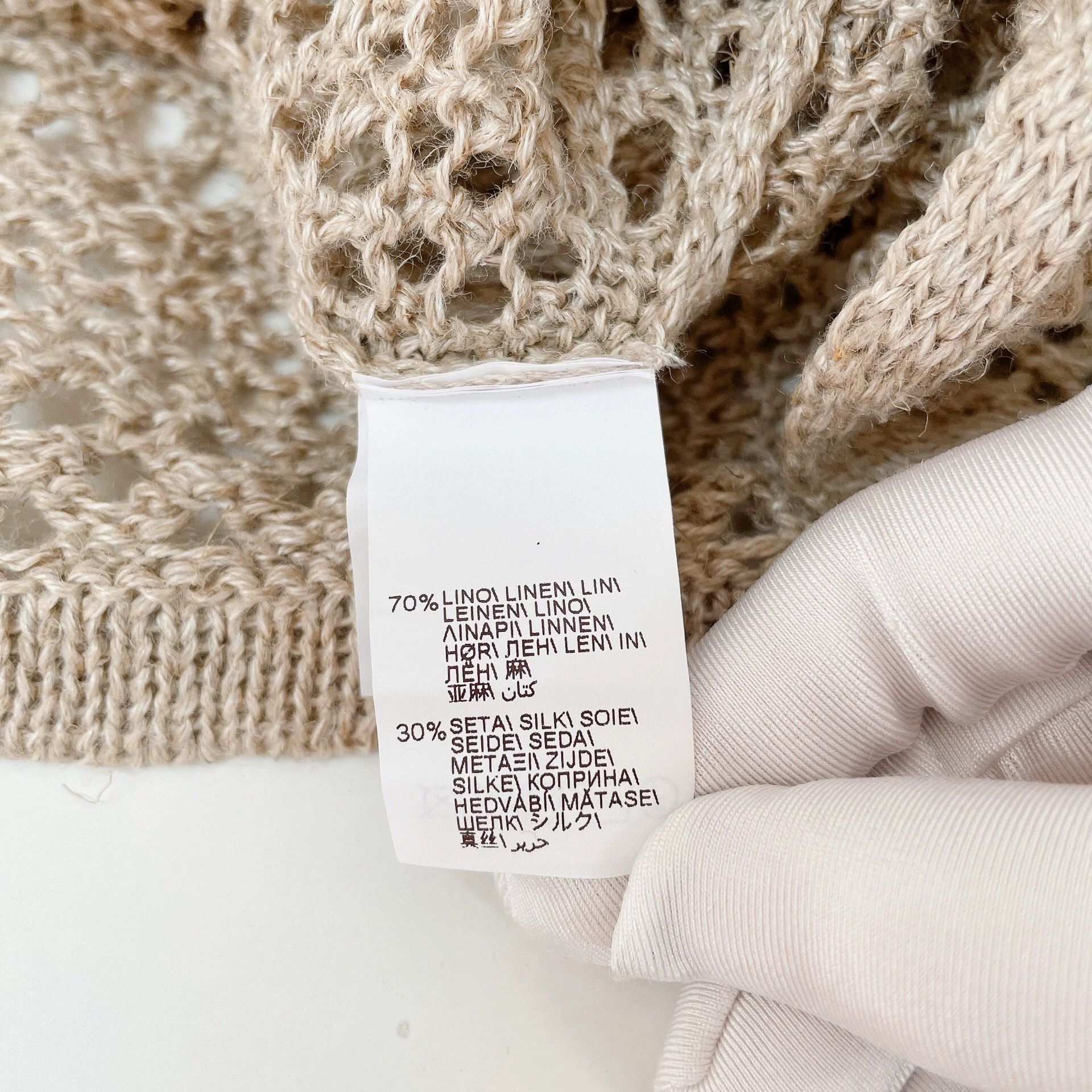Brunello Cucinelli Brunello Cucinelli Long Hollow-Knit Coat Size US XS / EU 42 / 0 - 7 Thumbnail