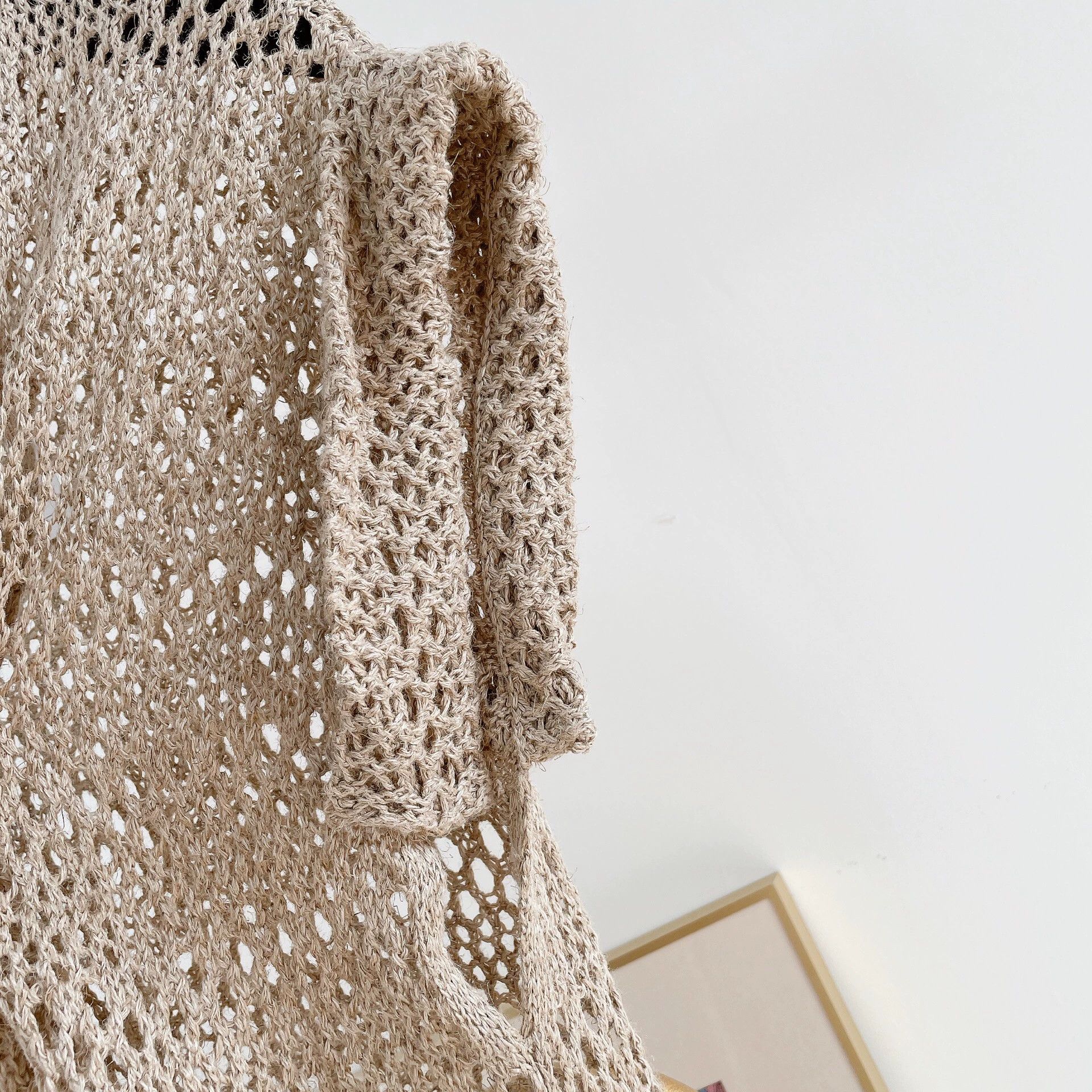 Brunello Cucinelli Brunello Cucinelli Long Hollow-Knit Coat Size US XS / EU 42 / 0 - 4 Thumbnail