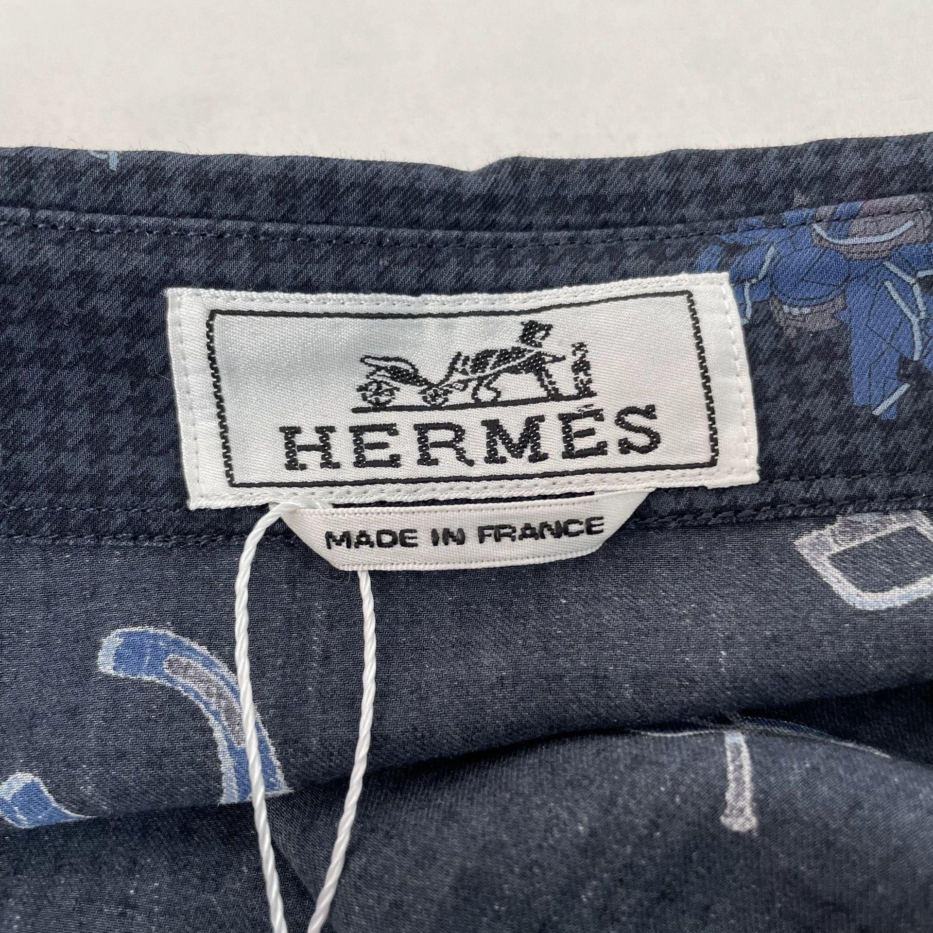 Hermes Hermes Floral Pattern Shirt 42 Size US M / EU 48-50 / 2 - 5 Thumbnail