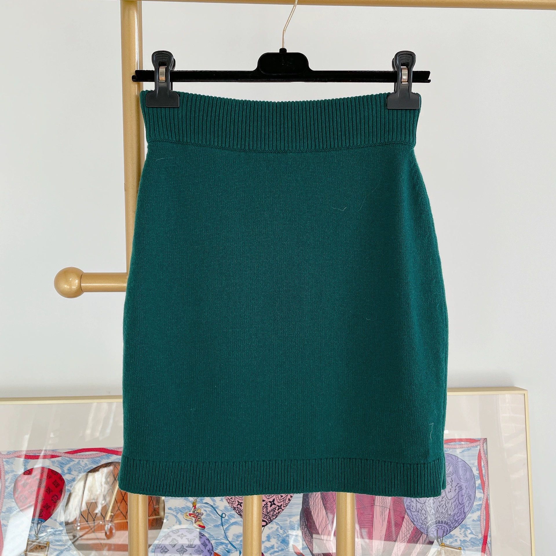 Hermes Hermes Cashmere Star Knit Skirt Size US 36 / EU 52 - 2 Thumbnail