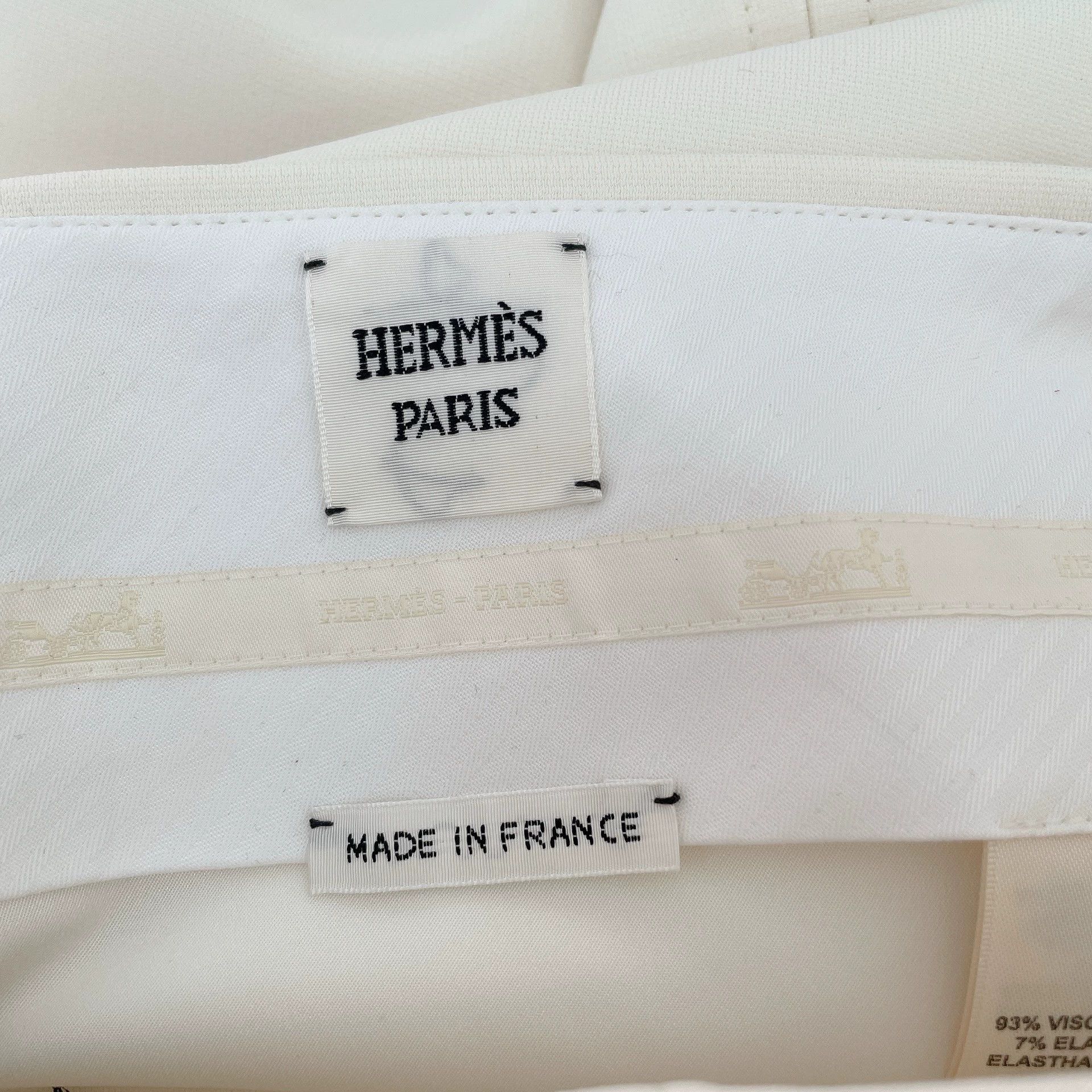 Hermes Hermes Beige Pleated Midi Skirt Size US 36 / EU 52 - 5 Thumbnail