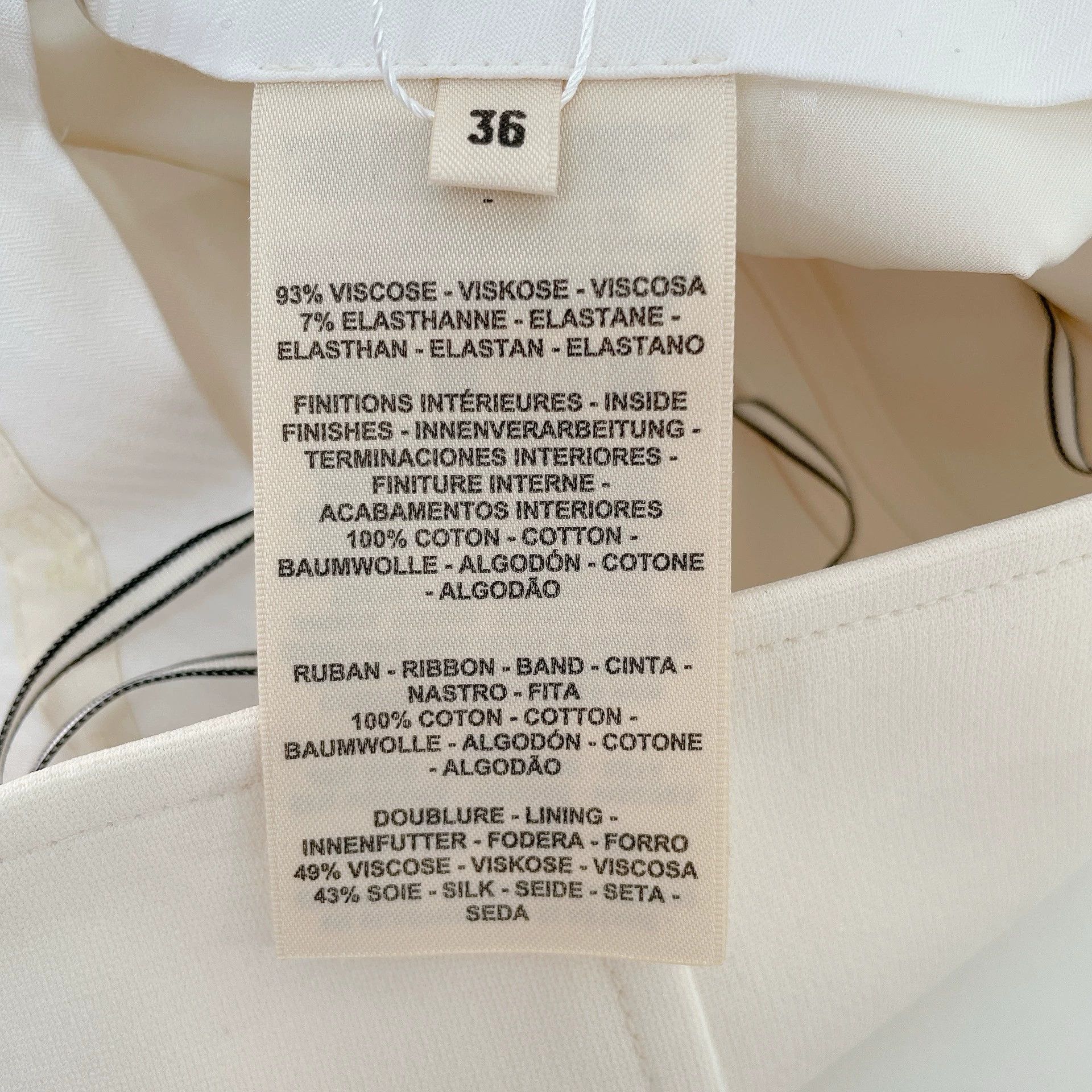 Hermes Hermes Beige Pleated Midi Skirt Size US 36 / EU 52 - 7 Thumbnail
