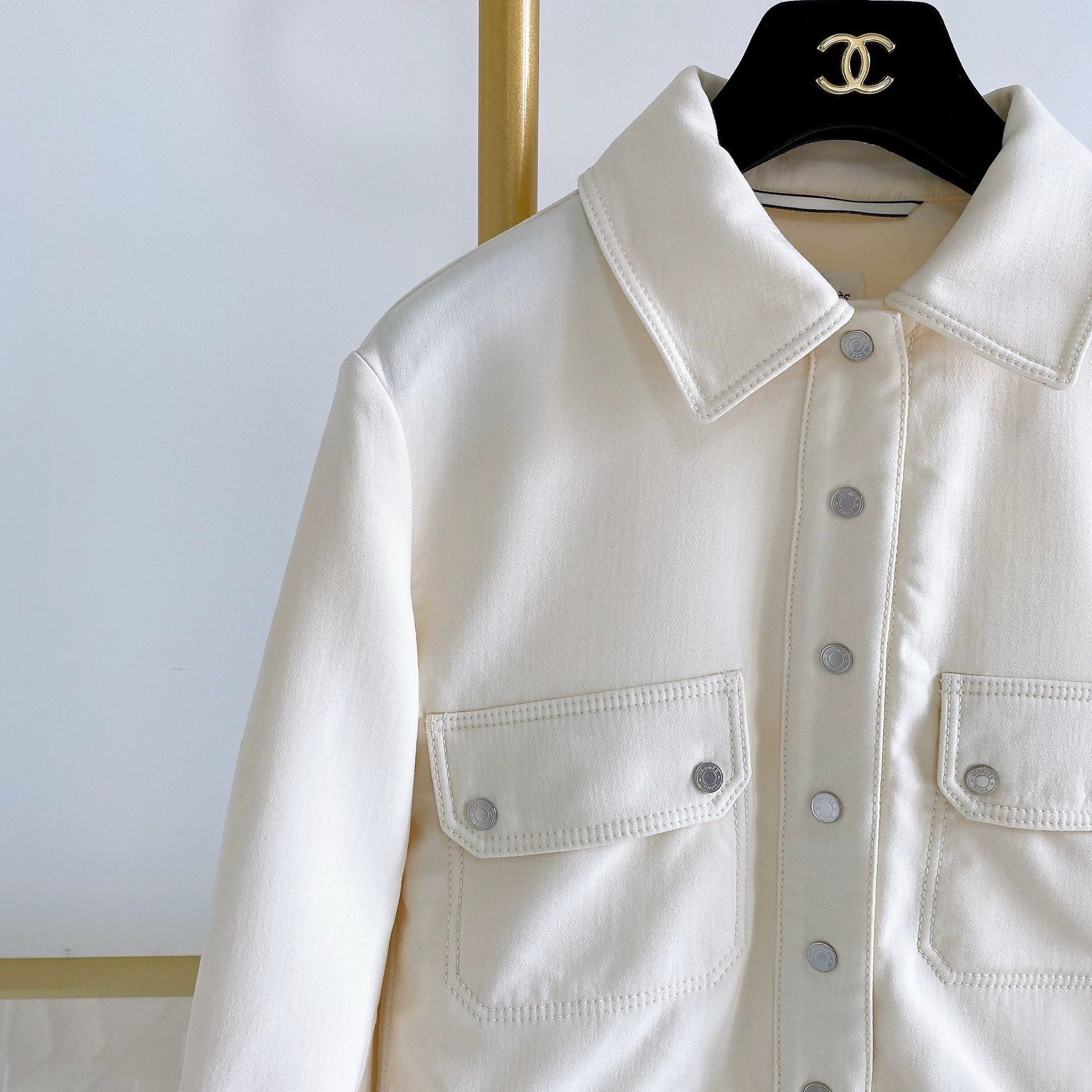 Hermes Hermes White Jacket Size 34 Size US S / EU 44-46 / 1 - 3 Thumbnail