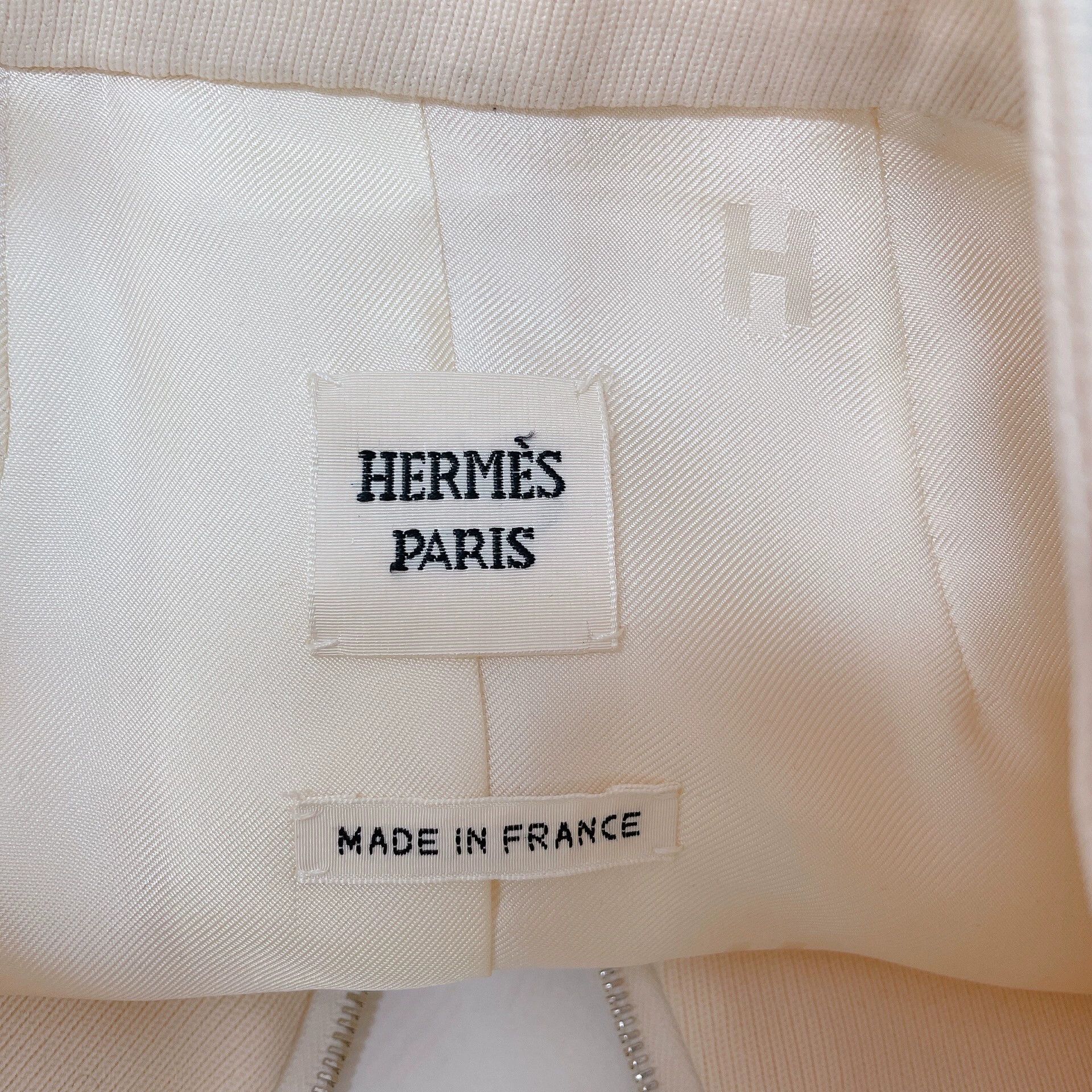 Hermes Hermes Beige Wool Coat Jacket Size US S / EU 44-46 / 1 - 9 Thumbnail