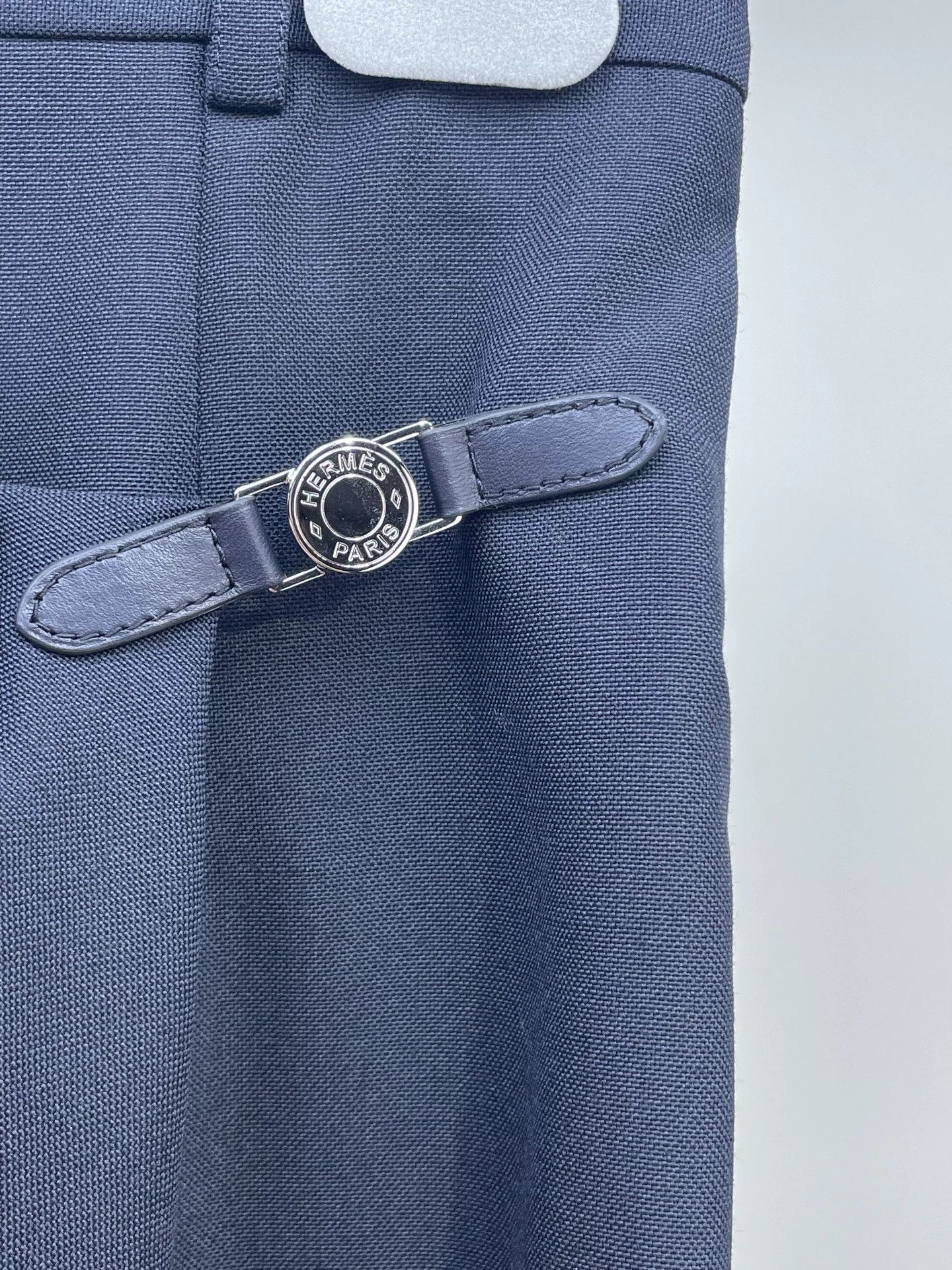 Hermes Hermes 2024 SS Runway Navy Skirt Size US 34 / EU 50 - 3 Thumbnail