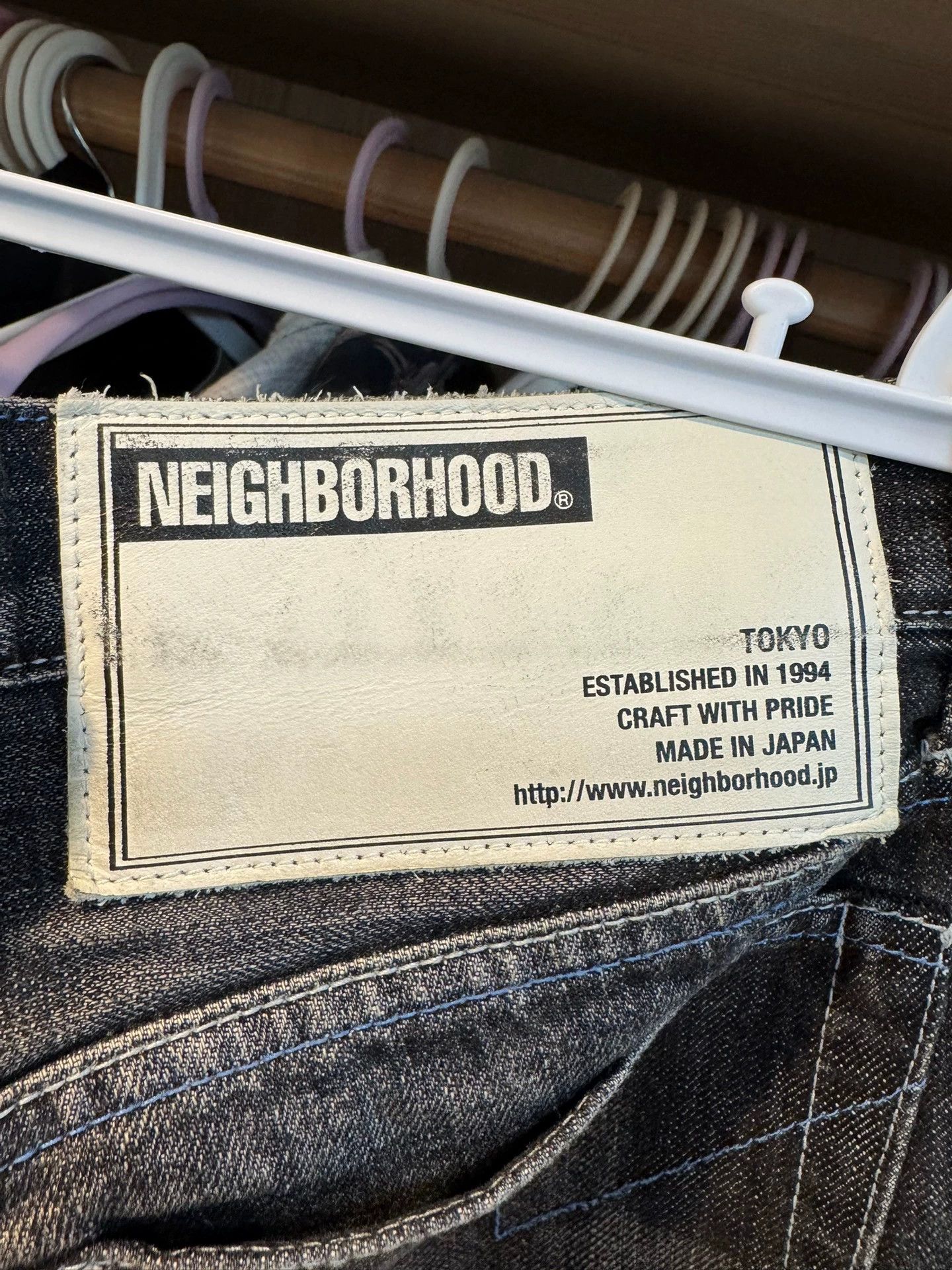Neighborhood Neighborhood Deep Narrow Washed Black Jeans Size US 26 / EU 42 - 4 Thumbnail