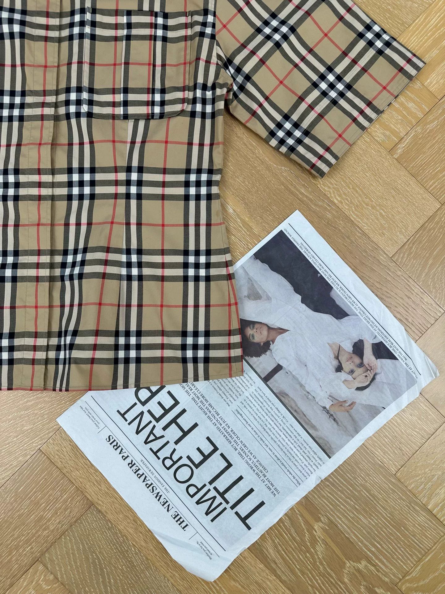 Burberry Burberry Vintage Check Cotton Short Sleeve Shirt Size US S / EU 44-46 / 1 - 3 Thumbnail