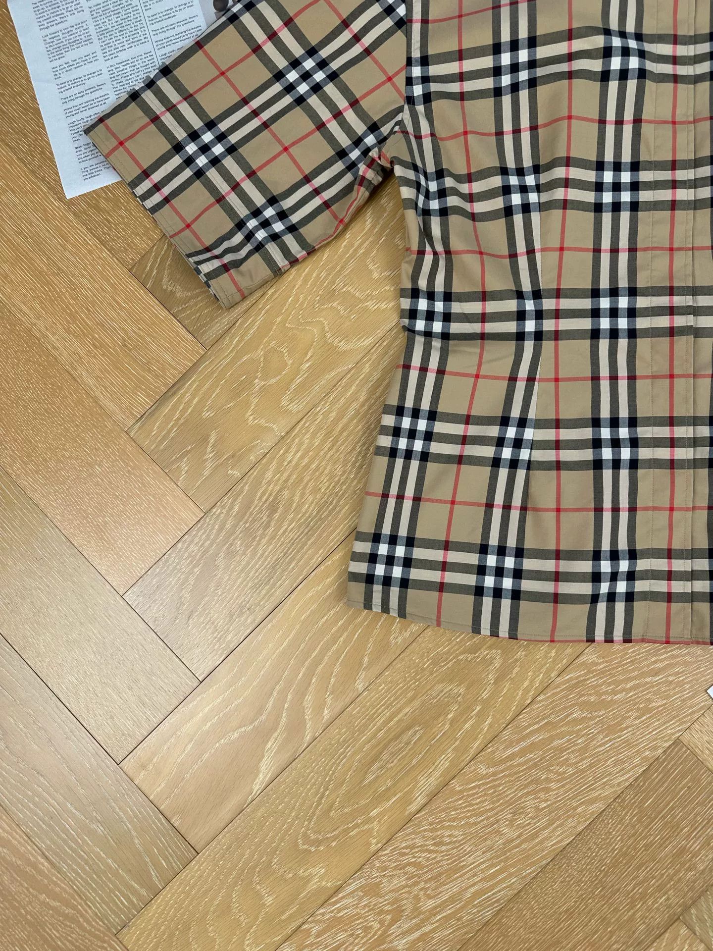 Burberry Burberry Vintage Check Cotton Short Sleeve Shirt Size US S / EU 44-46 / 1 - 4 Thumbnail