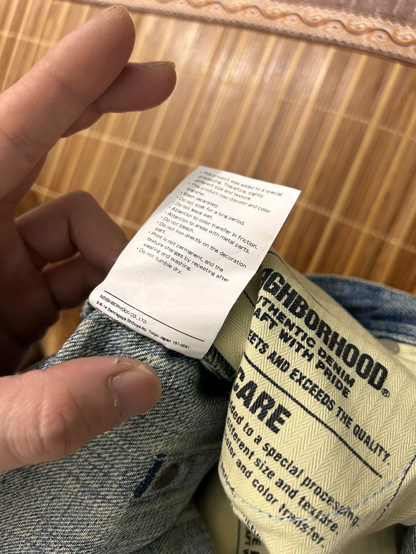 Neighborhood NEIGHBORHOOD 19AW Distressed Denim Jeans Size US 33 - 7 Thumbnail