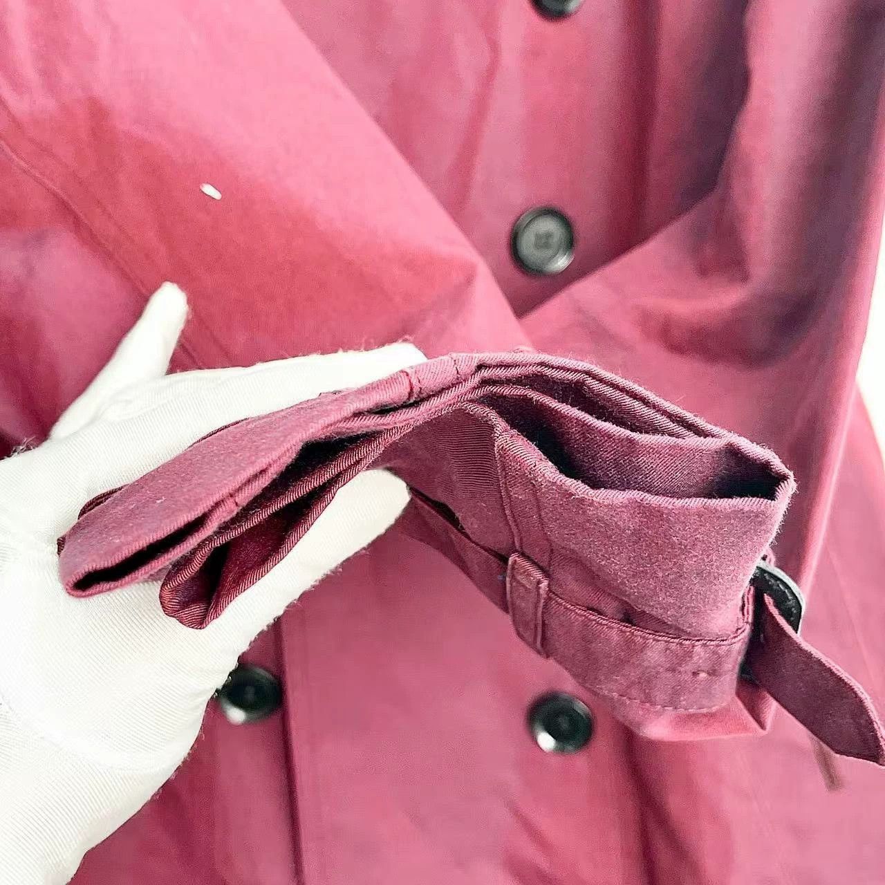 Burberry Burberry Limited Purple Diamond Collar Trench Coat Size US L / EU 52-54 / 3 - 5 Thumbnail