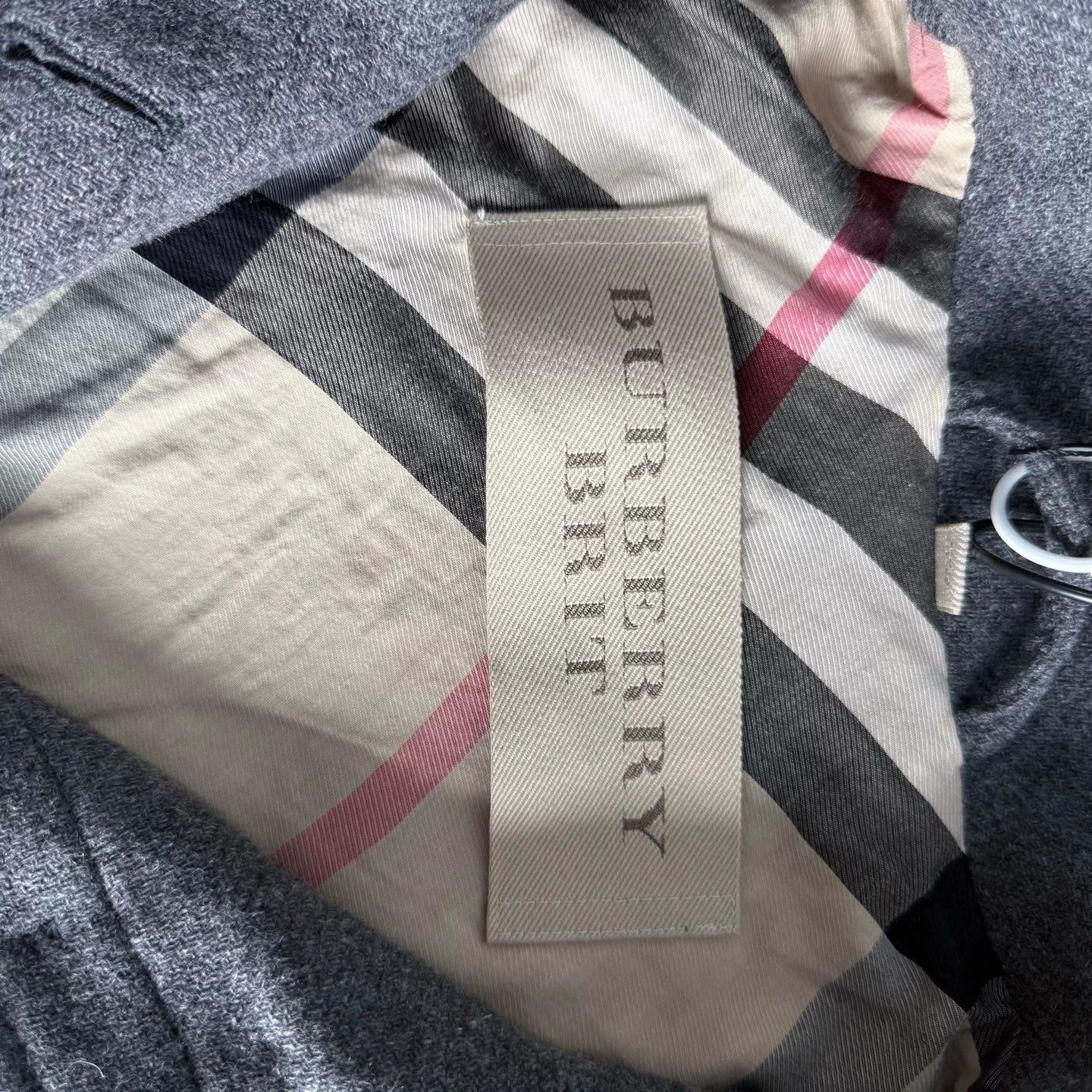 Burberry Burberry Gray Wool Coat UK8 Size US M / EU 48-50 / 2 - 3 Thumbnail